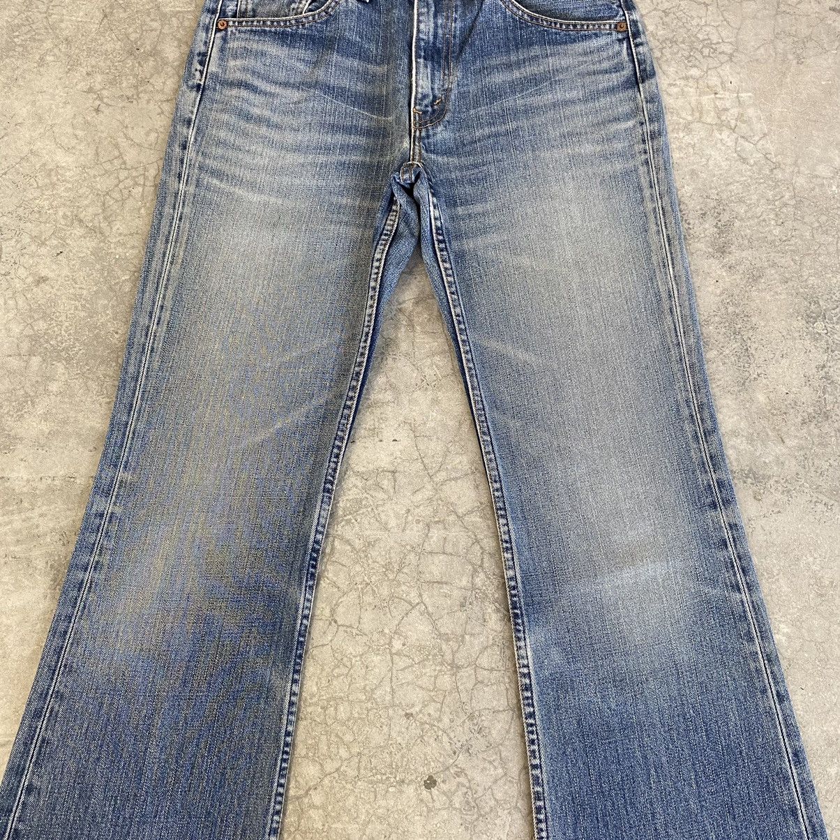 Levi's Vintage Levis 517 Faded Blue Bootcut Flared Jeans Size US 30 / EU 46 - 5 Thumbnail