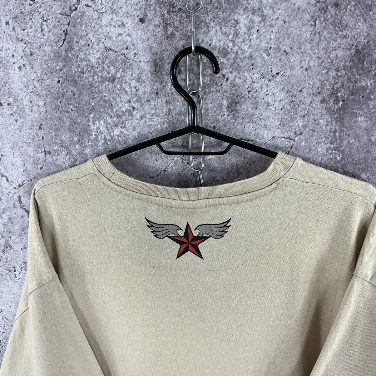 No Fear × Vintage No Fear Vintage T-Shirt Big Logo Scull Y2K Beige Size XL Size US XL / EU 56 / 4 - 9 Thumbnail