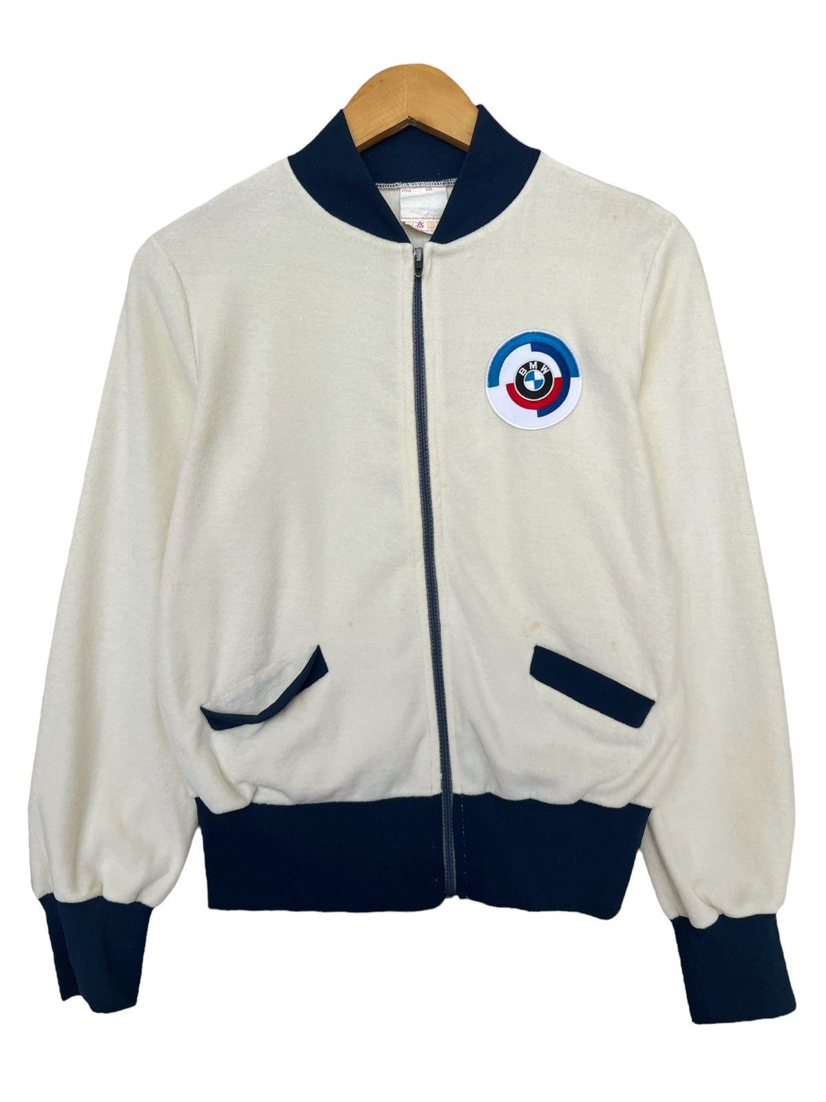 Rare🔥🔥🔥 Vintage 80s BMW Racing Zipup Sweater