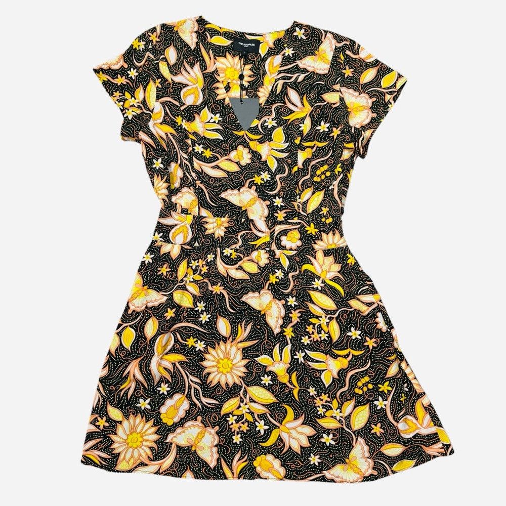 The Kooples NWT New The Kooples Paris Floral Viscose Mini Dress Size FR Size M / US 6-8 / IT 42-44 - 5 Thumbnail
