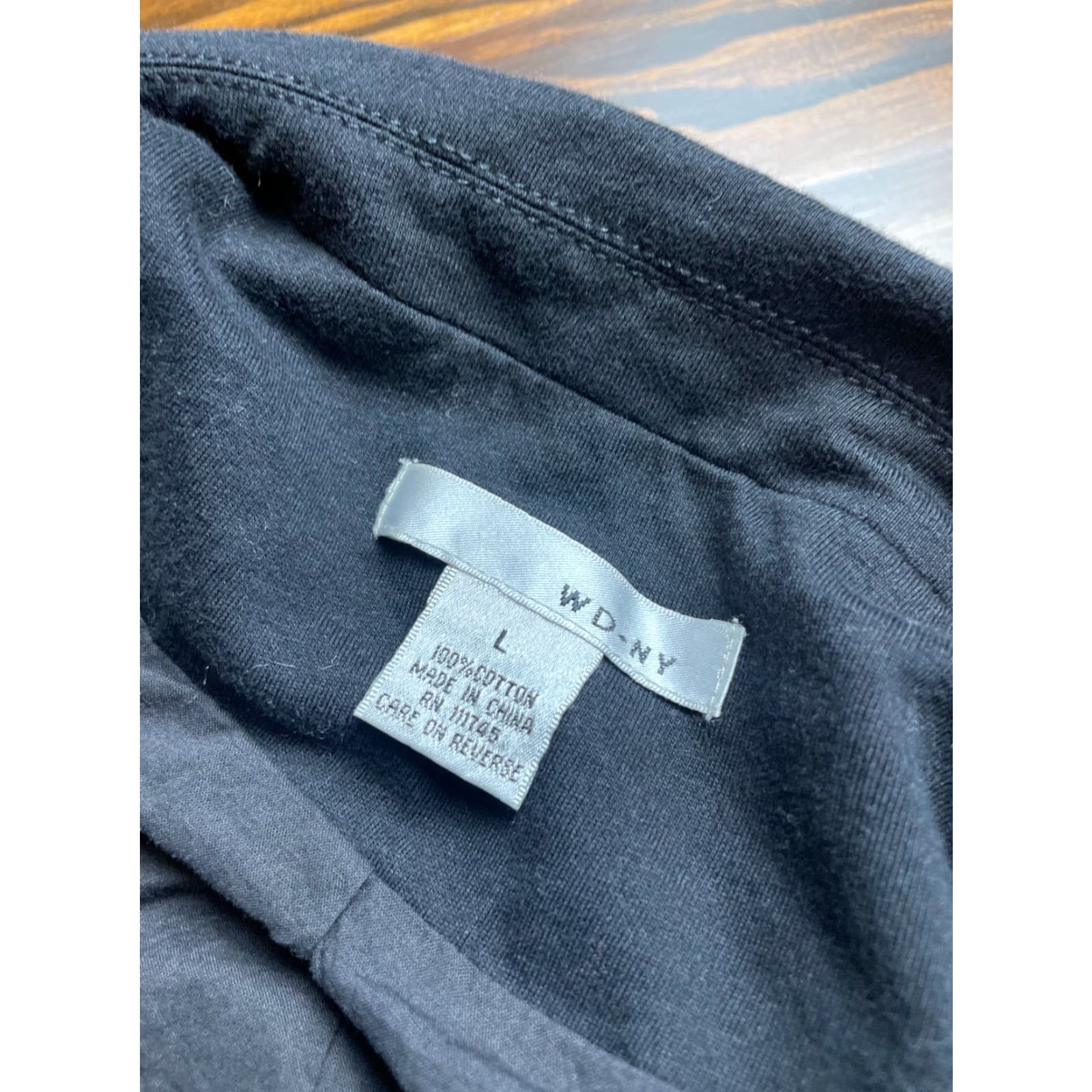 Vintage WD-NY Blazer, Women's Large, Black, Shoulder Pads, Pockets, Long Sleeves, Basic, Size L, Regular, Women, Blazer Size L / US 10 / IT 46 - 3 Thumbnail