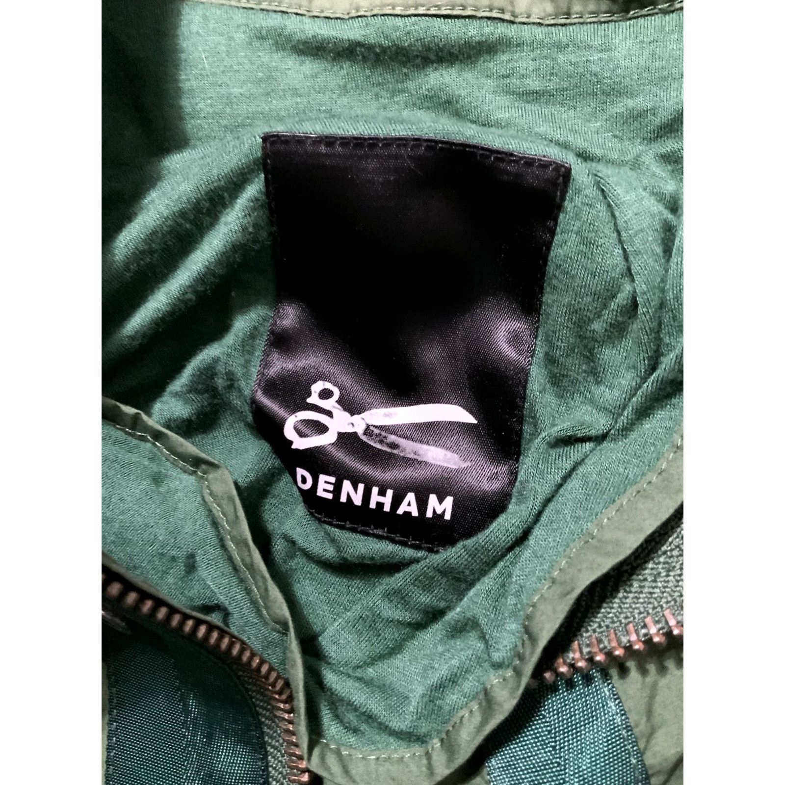 DENHAM VINTAGE Denham Fjord Style Military Fishtail Recut Parka Twill Jacket Mens M Green Size US 31 - 5 Thumbnail