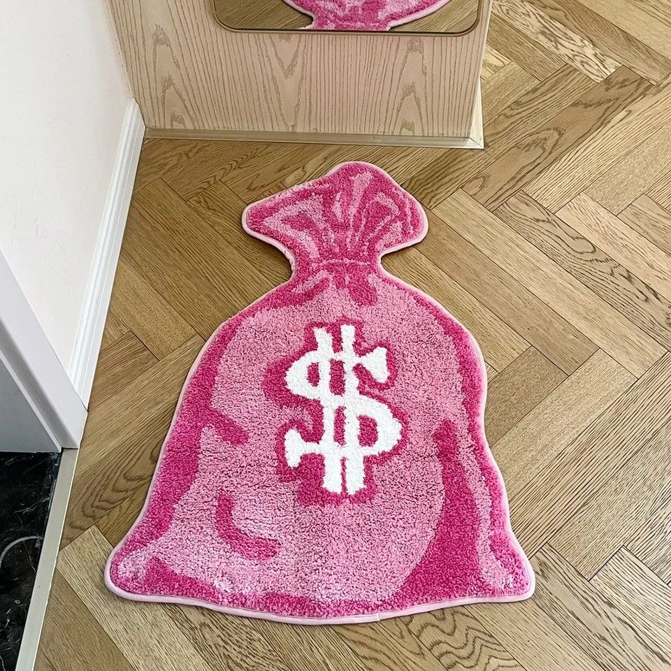 Other Handmade Wallet Shape Money Tufted Rug Carpet Bedroom Size ONE SIZE - 5 Thumbnail