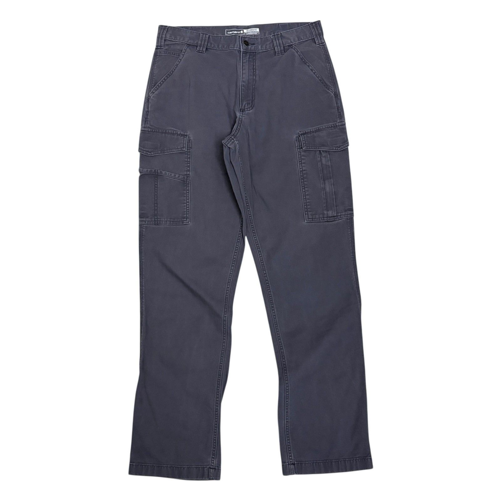 Carhartt CARHARTT Relaxed Fit Leg Canvas Cargo Work Pants Mens 31x34 Size US 31 - 3 Thumbnail