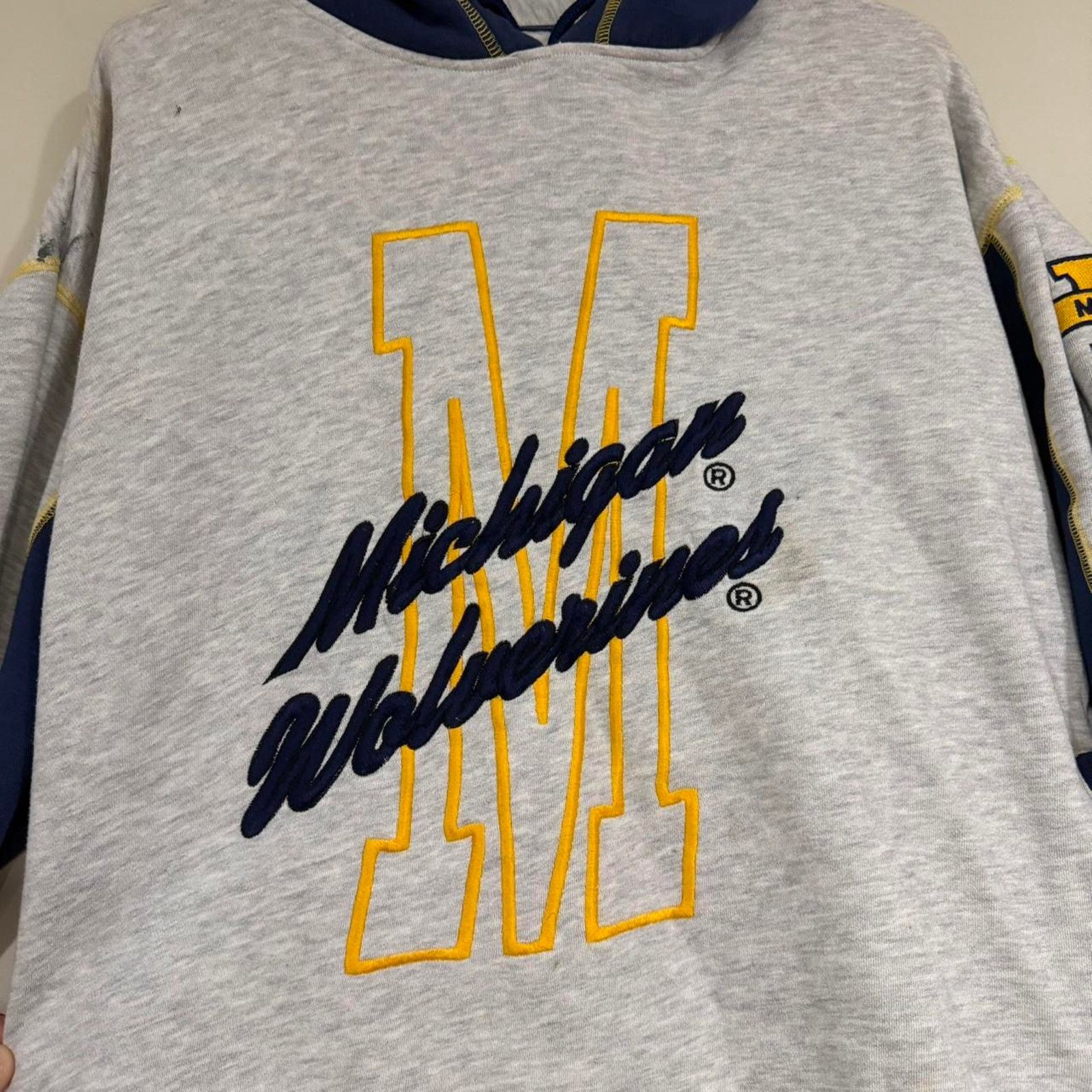 Starter Vintage Starter Michigan Wolverines Hoodie Size US M / EU 48-50 / 2 - 3 Thumbnail