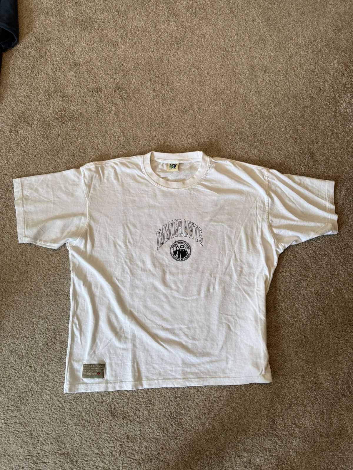 Other Kids Of Immigrants White S/S Tee Size US XXL / EU 58 / 5 - 1 Thumbnail