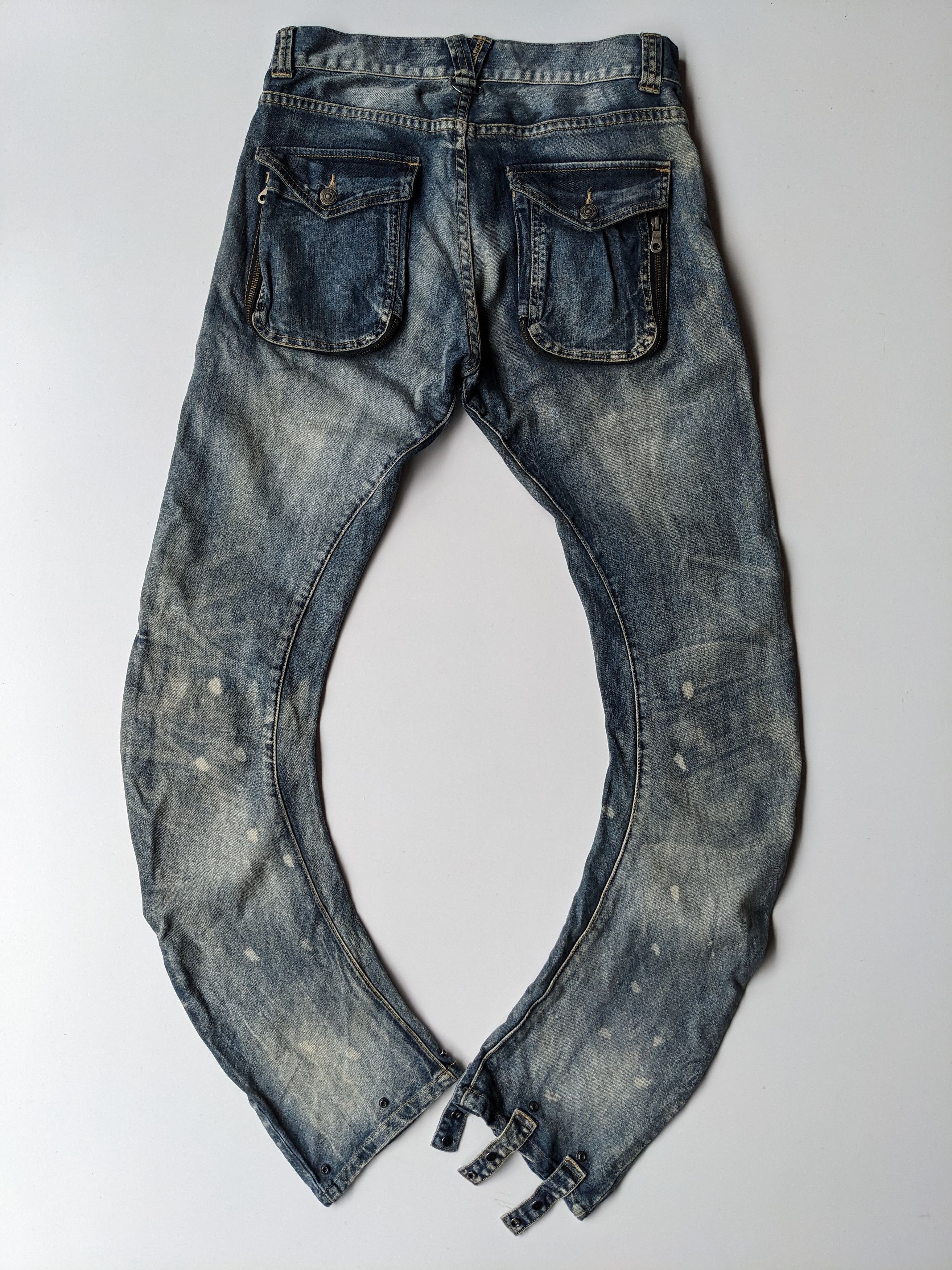 PPFM PPFM curve leg seditionaries punk jeans Size US 31 - 2 Thumbnail