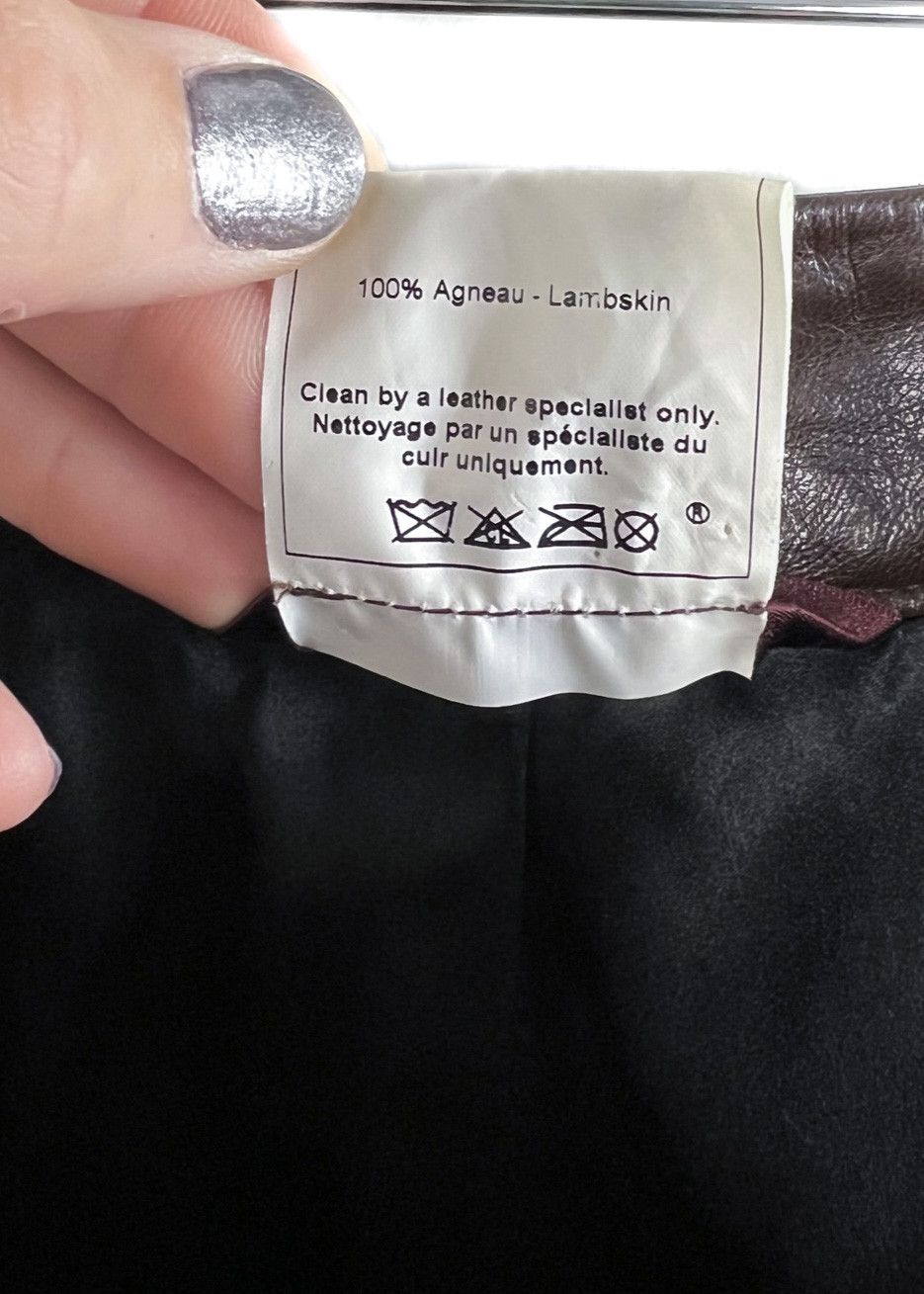 John Galliano John Galliano Vintage Wide Leg Chocolate Brown Leather Pants Size 30" / US 8 / IT 44 - 8 Thumbnail