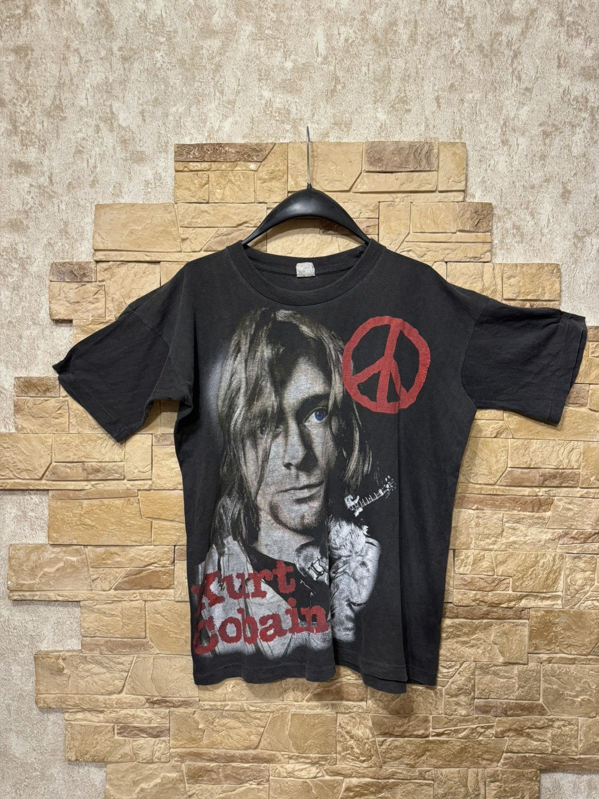 Band Tees × Vintage Vintage Kurt Cobain Graphic Tee - Nirvana Band Shirt Size US M / EU 48-50 / 2 - 11 Thumbnail
