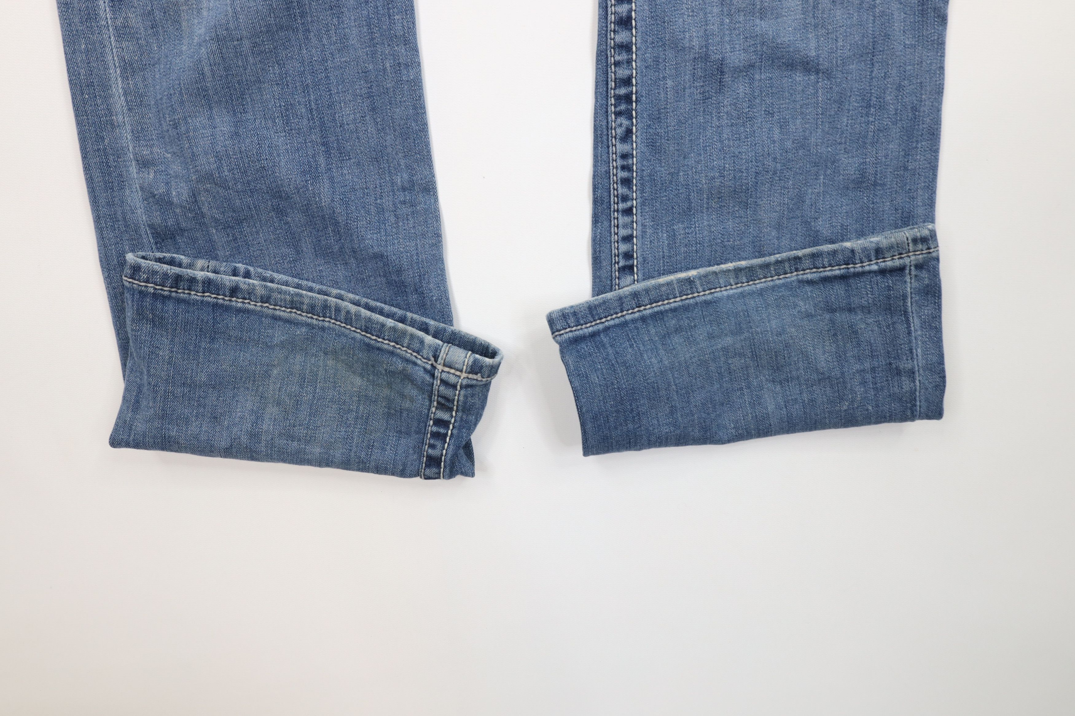 Vintage Buckle BKE Sabrina Stretch Flared Wide Leg Denim Jeans Blue Size 31" - 5 Thumbnail