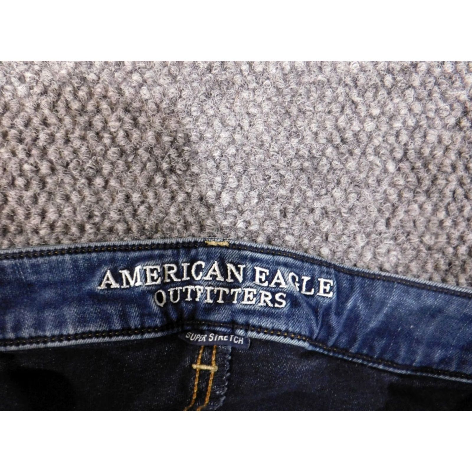 American Eagle Outfitters American Eagle Outfitters Jeans Jegging Blue Stretch Dark Denim Womens Size 6 Regular Inseam 26 Size 28" / US 6 / IT 42 - 4 Thumbnail