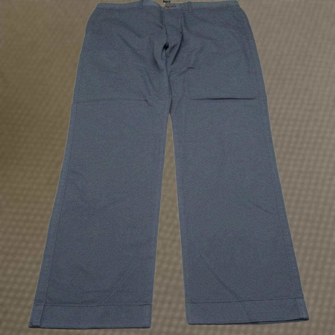J.Crew J.CREW Slim Flex Chino Pants Mens 36x32 Blue Flat Front Straight Leg Slim Fit NWT Size US 36 / EU 52 - 1 Thumbnail