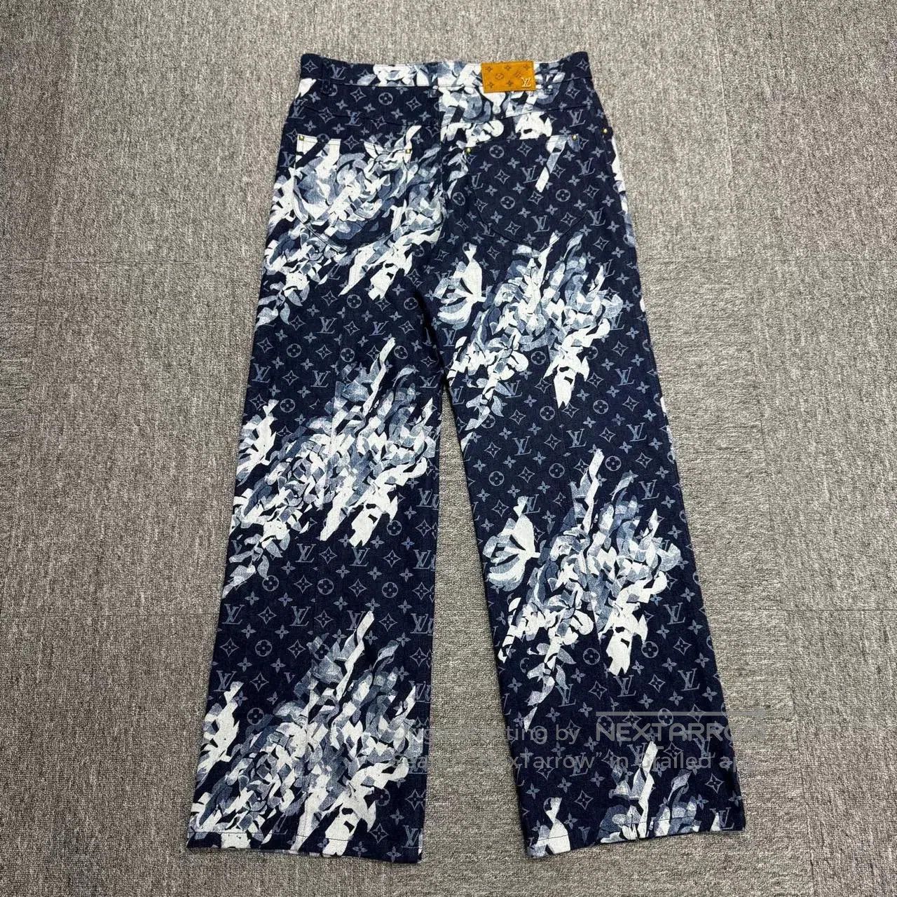 Louis Vuitton louis vuitton floral denim pants size 33. Size US 33 - 2 Thumbnail