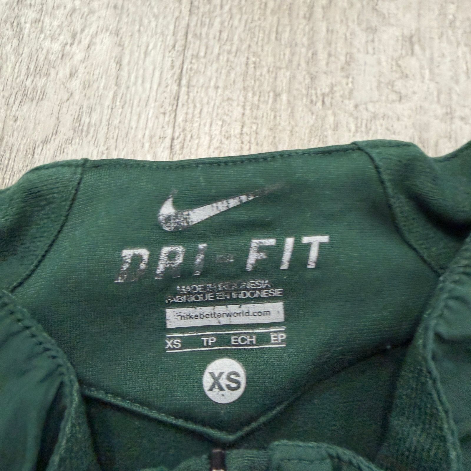 Nike Nike Michigan State Spartans 1/4 Zip Pullover Extra Small Size US XS / EU 42 / 0 - 4 Thumbnail