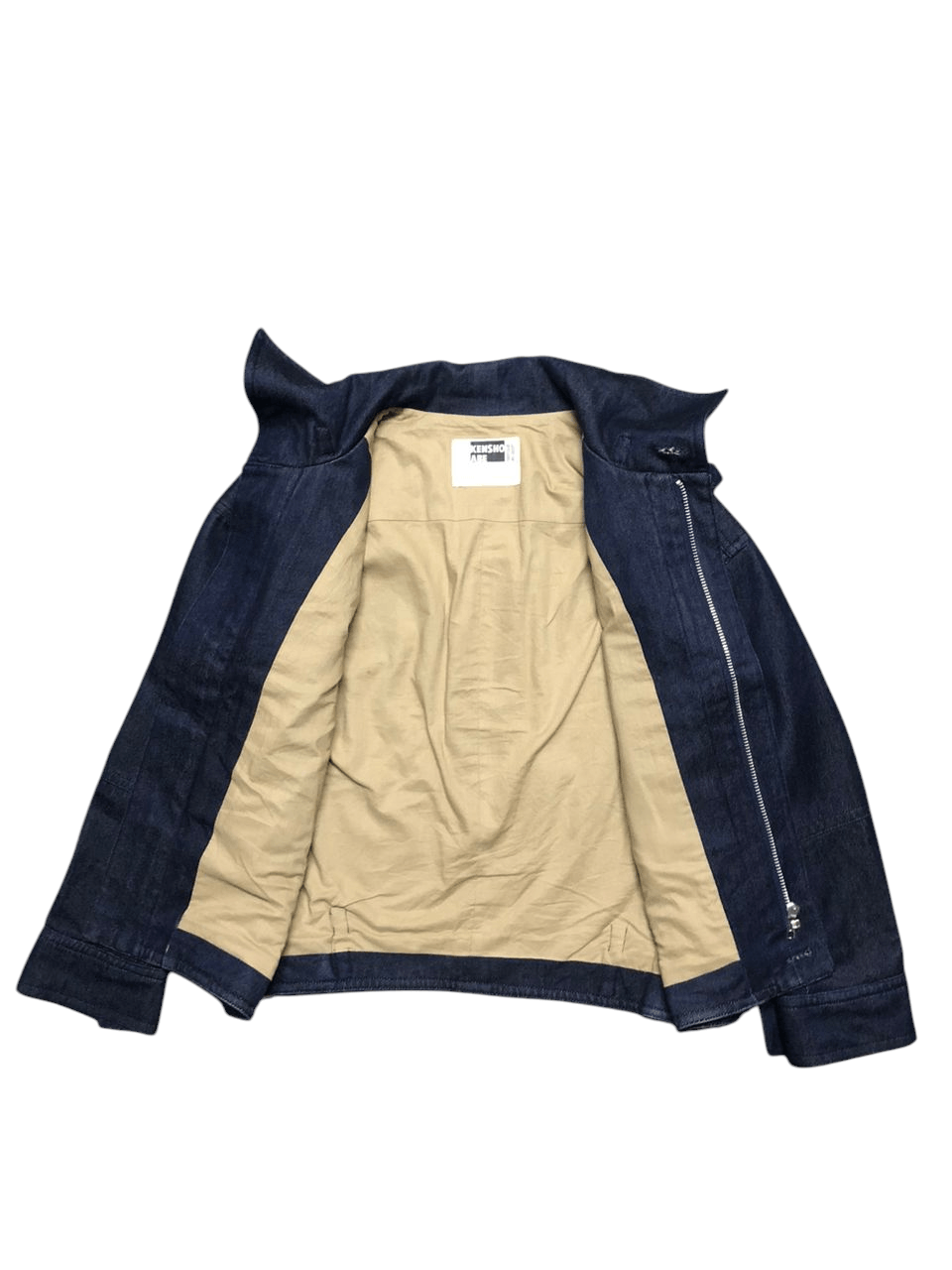 Kensho Abe Vintage 511 Kensho Abe Denim Jacket Leather Part Rare Size S / US 4 / IT 40 - 3 Thumbnail
