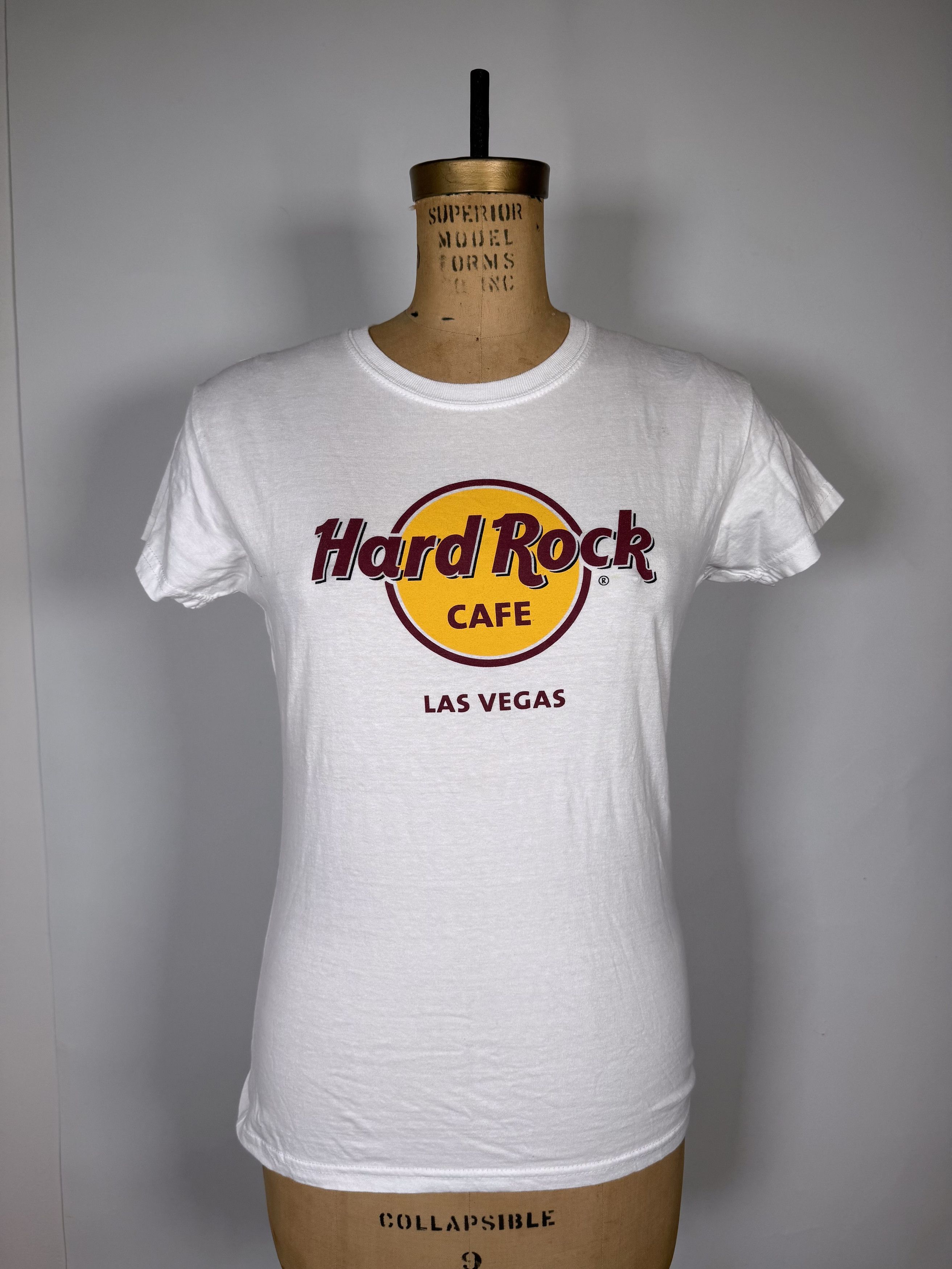 Hard Rock Cafe Y2K Hard Rock Cafe Las Vegas White T-Shirt Size M / US 6-8 / IT 42-44 - 1 Thumbnail
