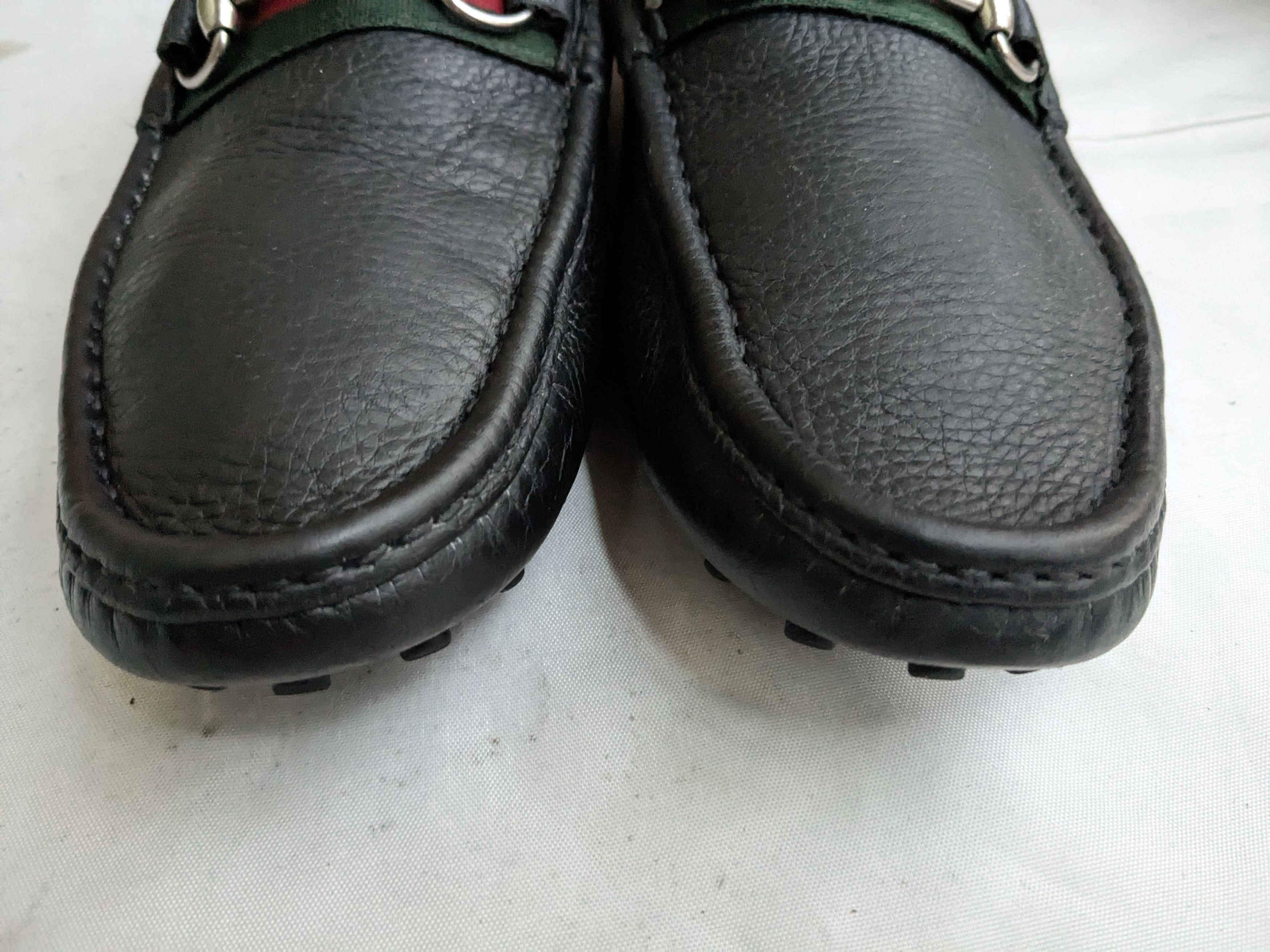 Gucci Gucci Horsebit Driving Loafers Black Leather 10.5 Slip On Size US 10.5 / EU 43-44 - 4 Thumbnail