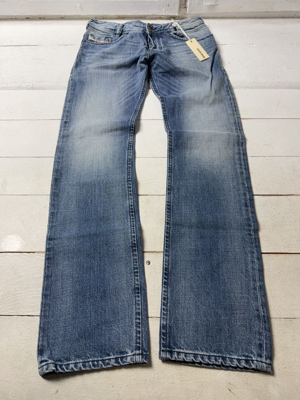 Diesel Luxury Diesel Iakop Regular Slim Tapered Jeans W27 L32 Size US 27 - 2 Thumbnail