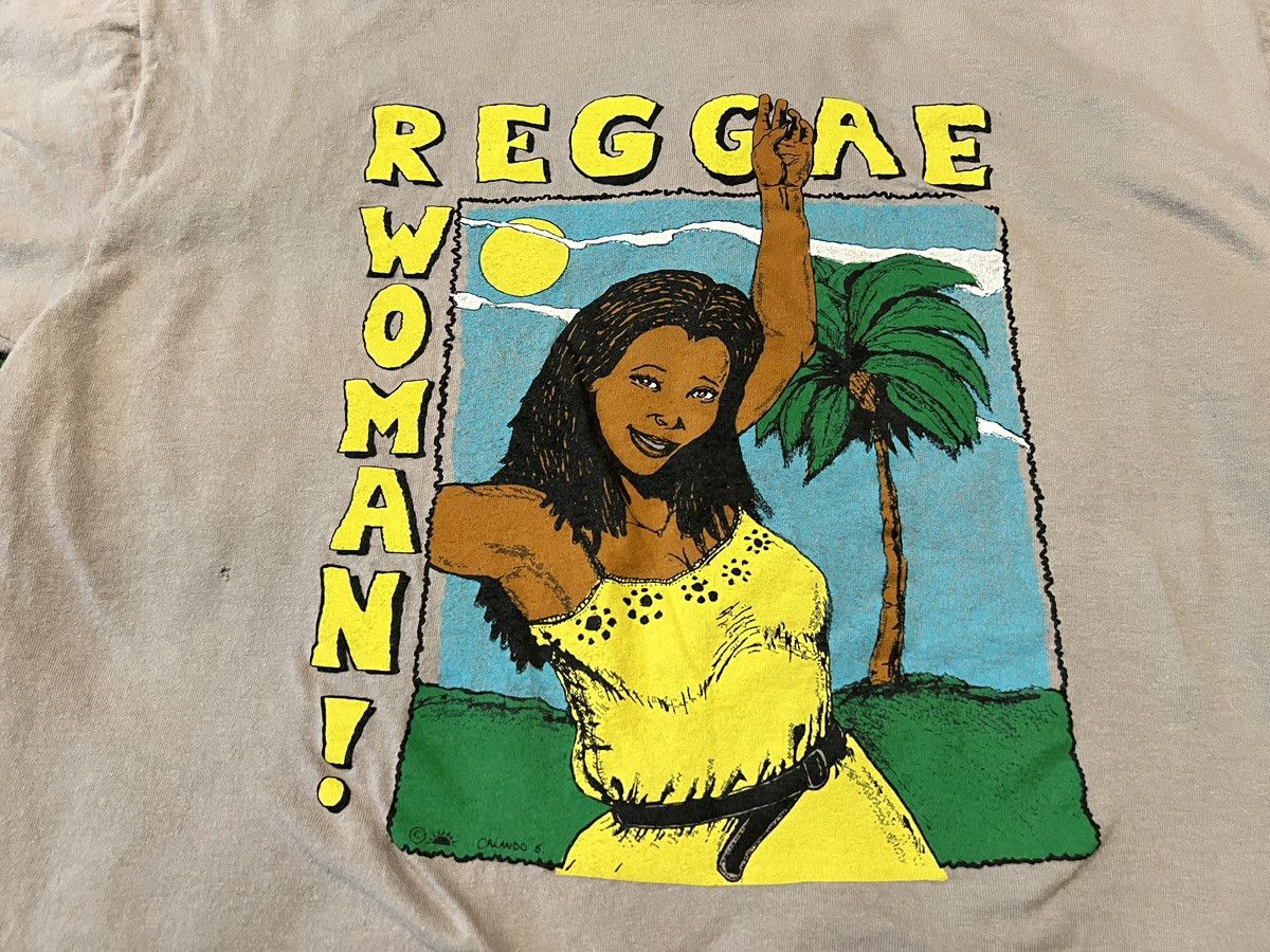 Vintage Vintage 90s Magnua Reggae Woman! Jamaica Shirt Single Stitch Size US XL / EU 56 / 4 - 2 Thumbnail