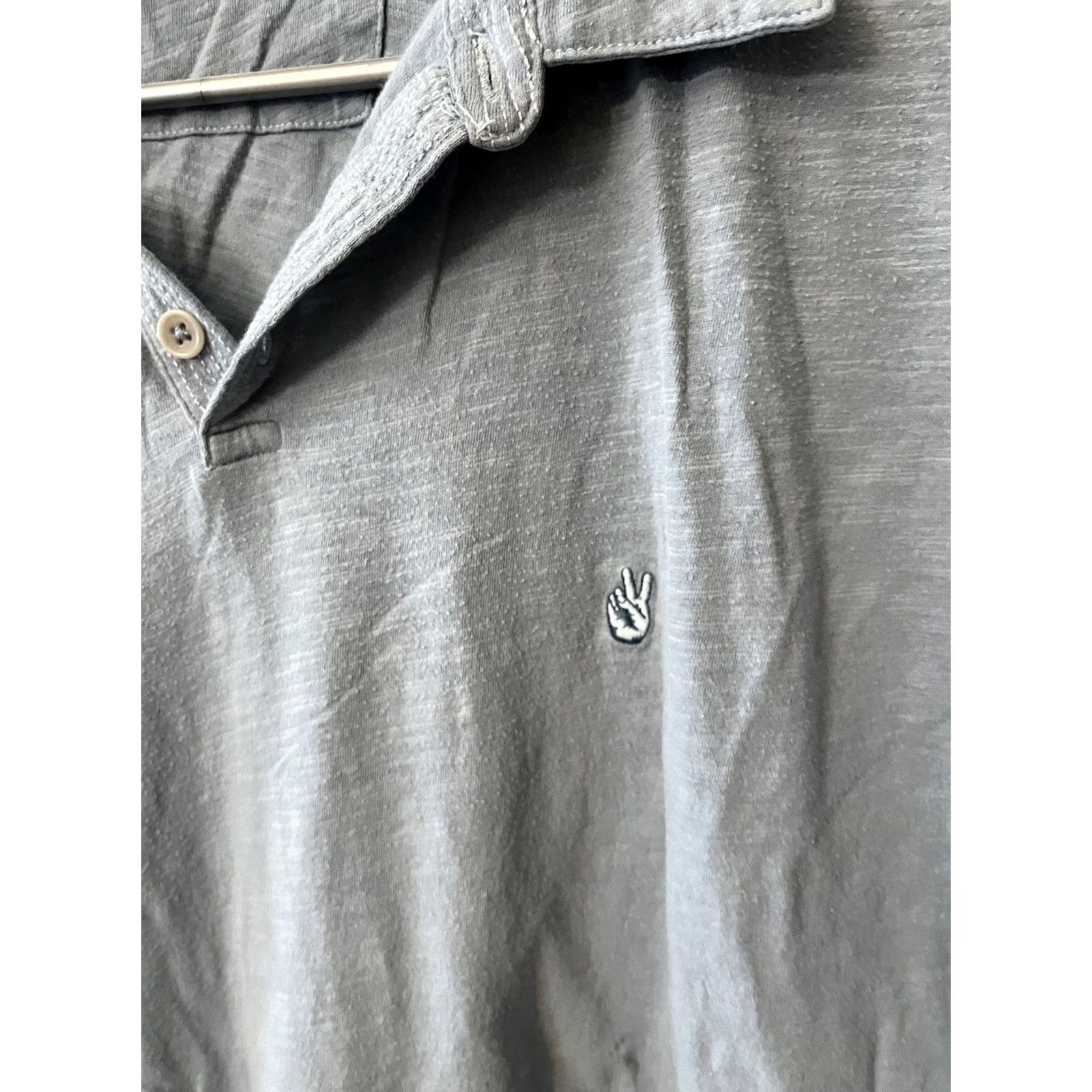John Varvatos John Varvatos Polo Shirt Men's XL Blue Shirt Polo Short Sleeve Regular Size US XL / EU 56 / 4 - 4 Thumbnail
