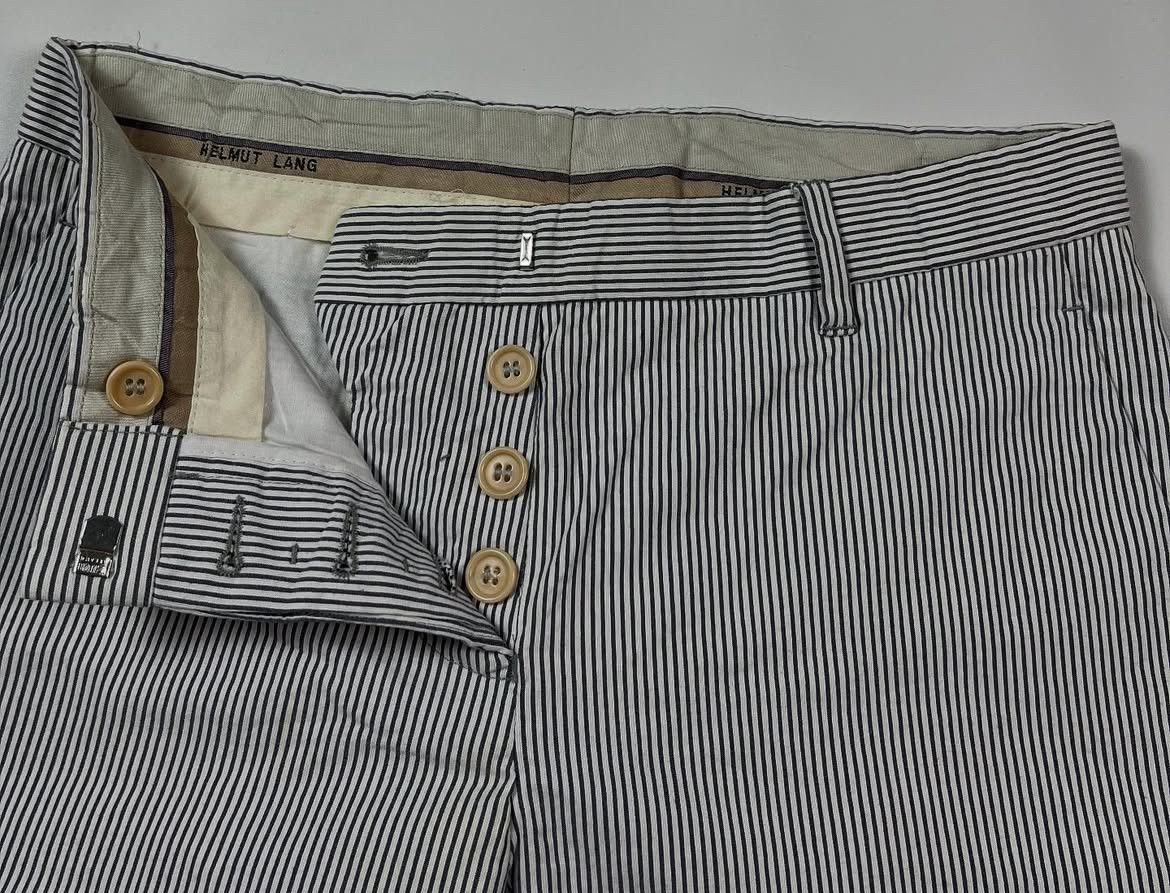 Helmut Lang 2000s Helmut Lang Tailored Hickory Stripe Short Pants Size US 29 - 3 Thumbnail