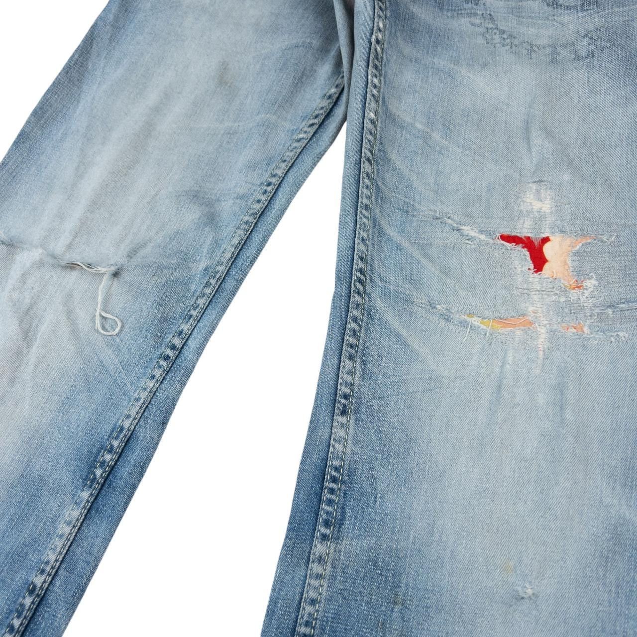 Ed Hardy Vintage Ed Hardy Ripped Embroidered Denim Jeans Size W30 Size 30" / US 8 / IT 44 - 5 Thumbnail