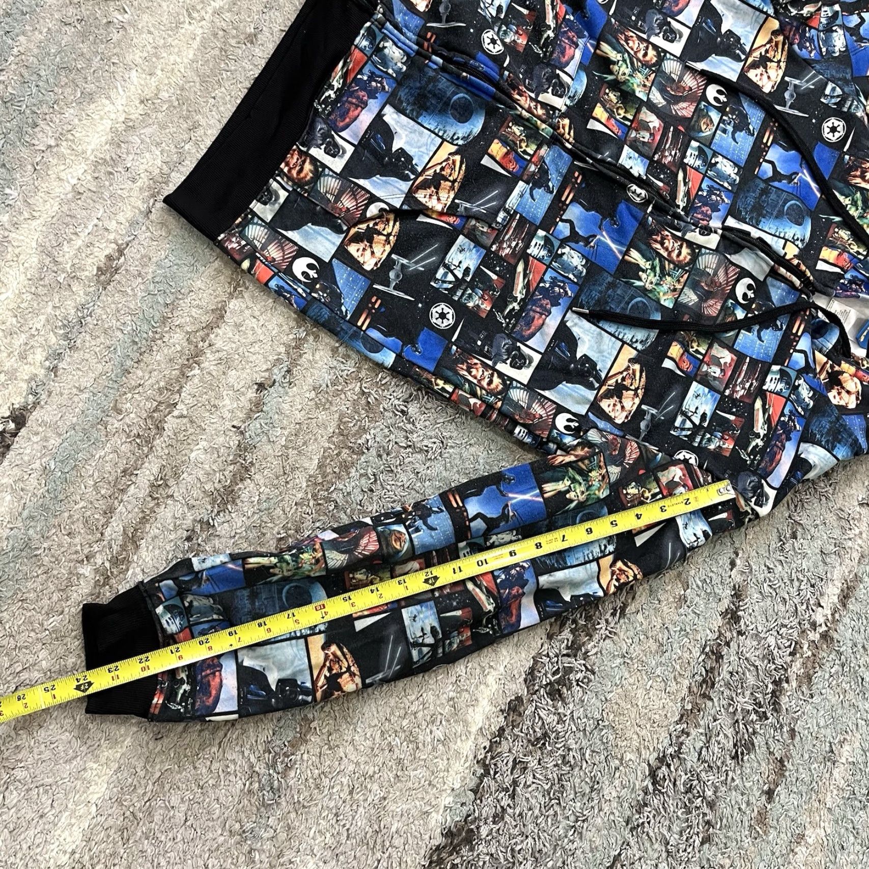 Star Wars Star Wars Hoodie Full Zip All Over Print Scene Sweatshirt Jacket Adult XL Multicolor Men Shirt? Size US XL / EU 56 / 4 - 7 Thumbnail