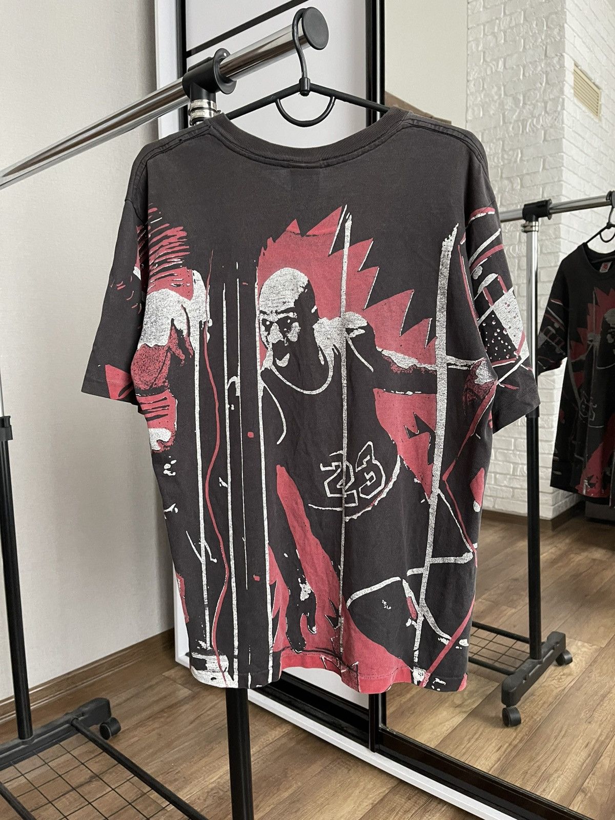 Nike Nike Air Jordan Vintage T-Shirt Tee 90s Oll Over Print AOP Size US M / EU 48-50 / 2 - 6 Thumbnail