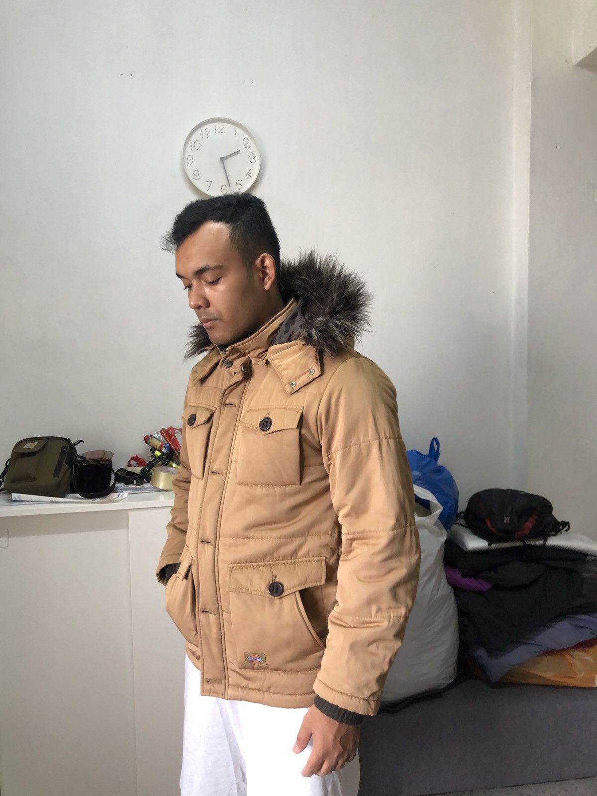 Dickies Dickies Puffer Down Jacket With Fur Size US L / EU 52-54 / 3 - 16 Thumbnail