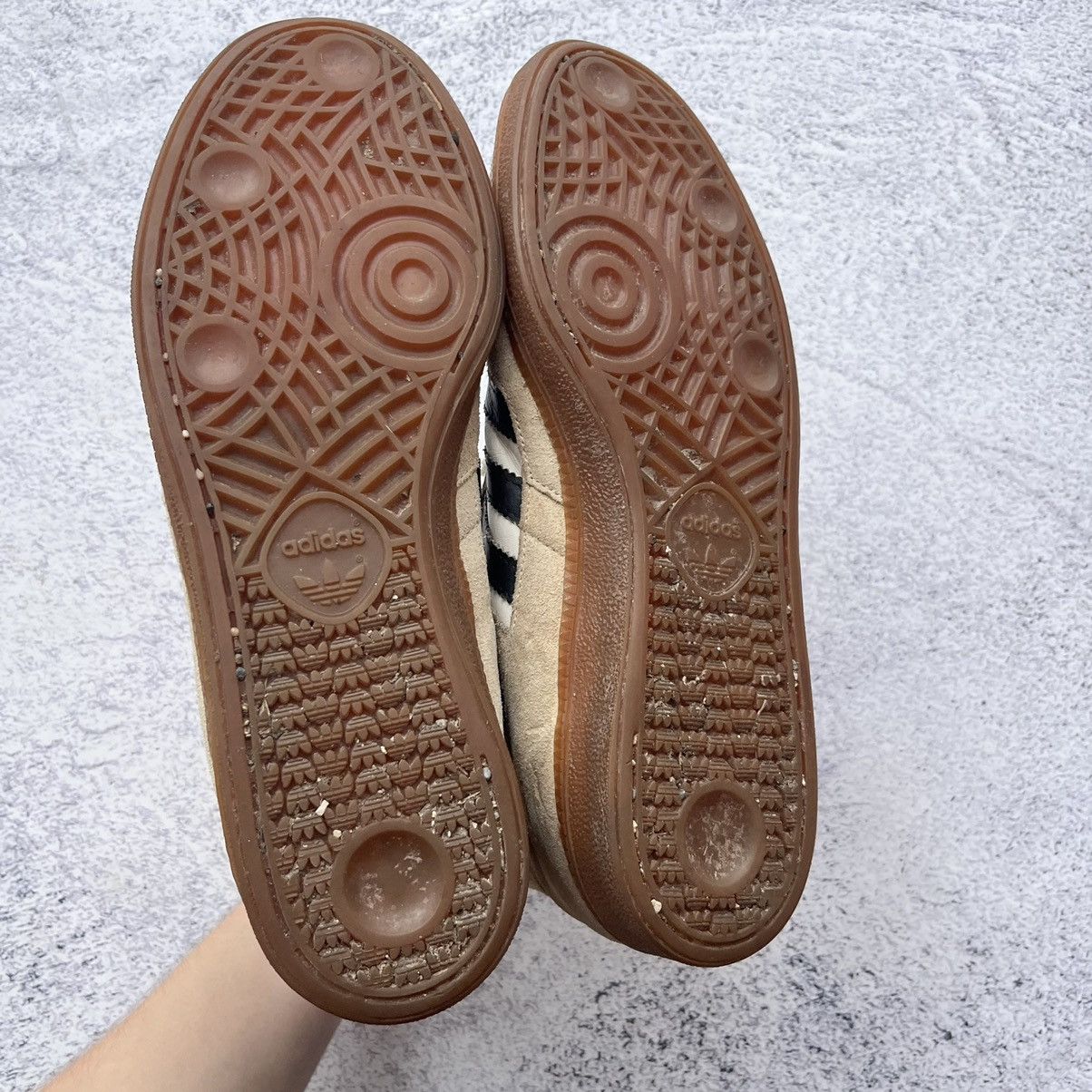 Adidas × Vintage vintage 80's Adidas Adimed Stabil Leather Men's Sneakers Size US 12 / EU 45 - 7 Thumbnail