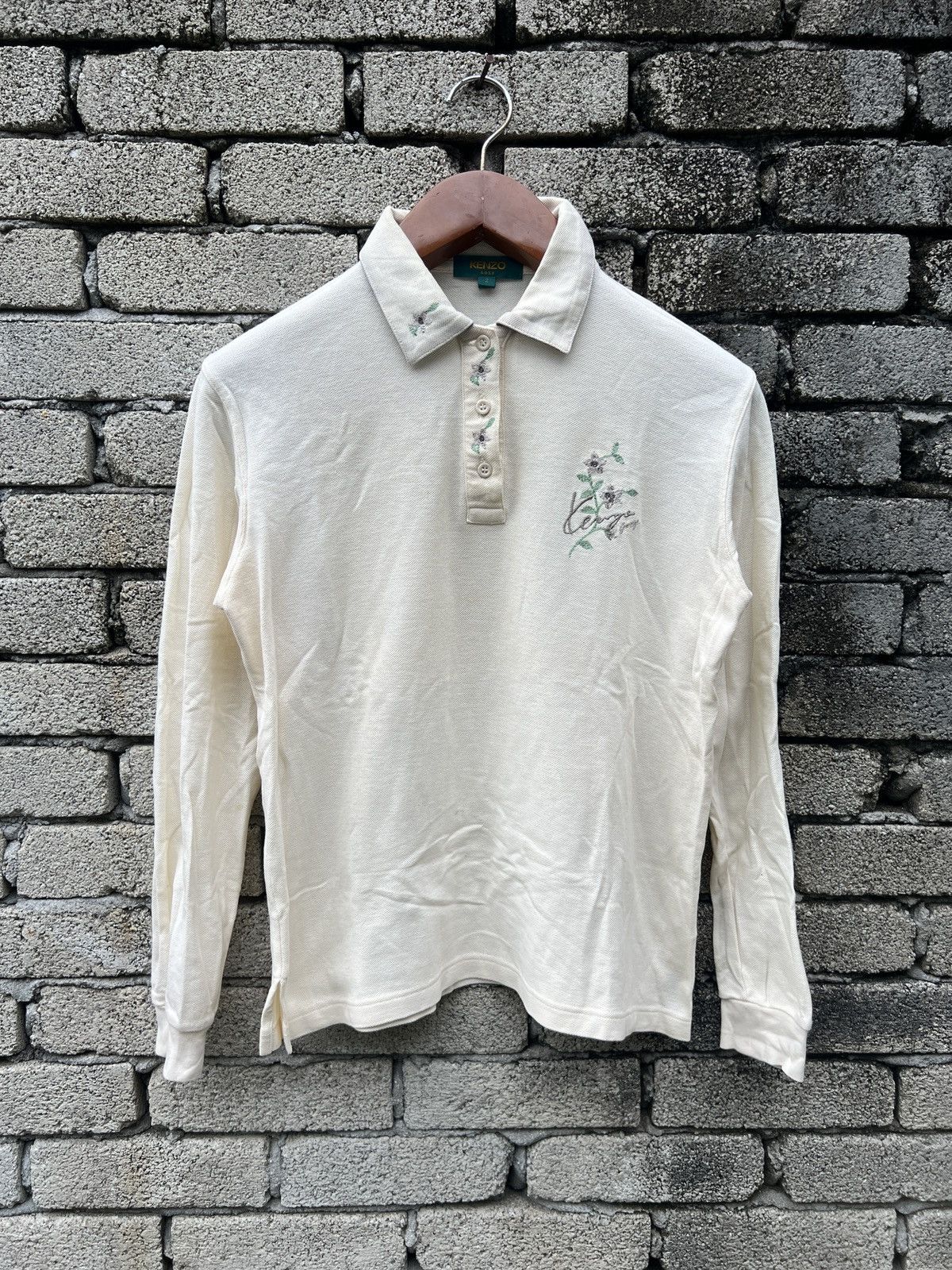 Retro Kenzo Golf Floral Embroidery