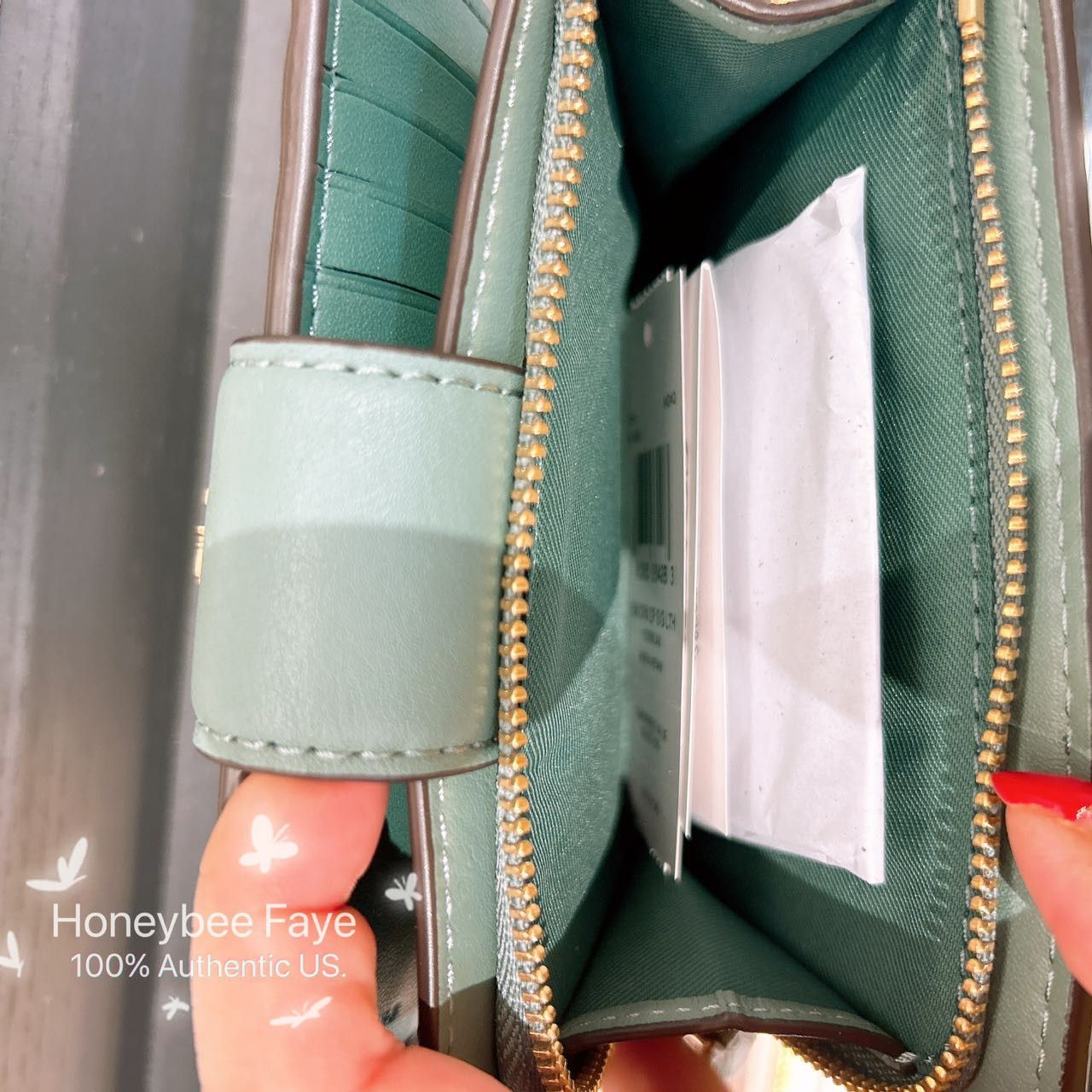 Coach Medium Corner Zip Wallet In Signature Leather CZ341 Size ONE SIZE - 5 Thumbnail