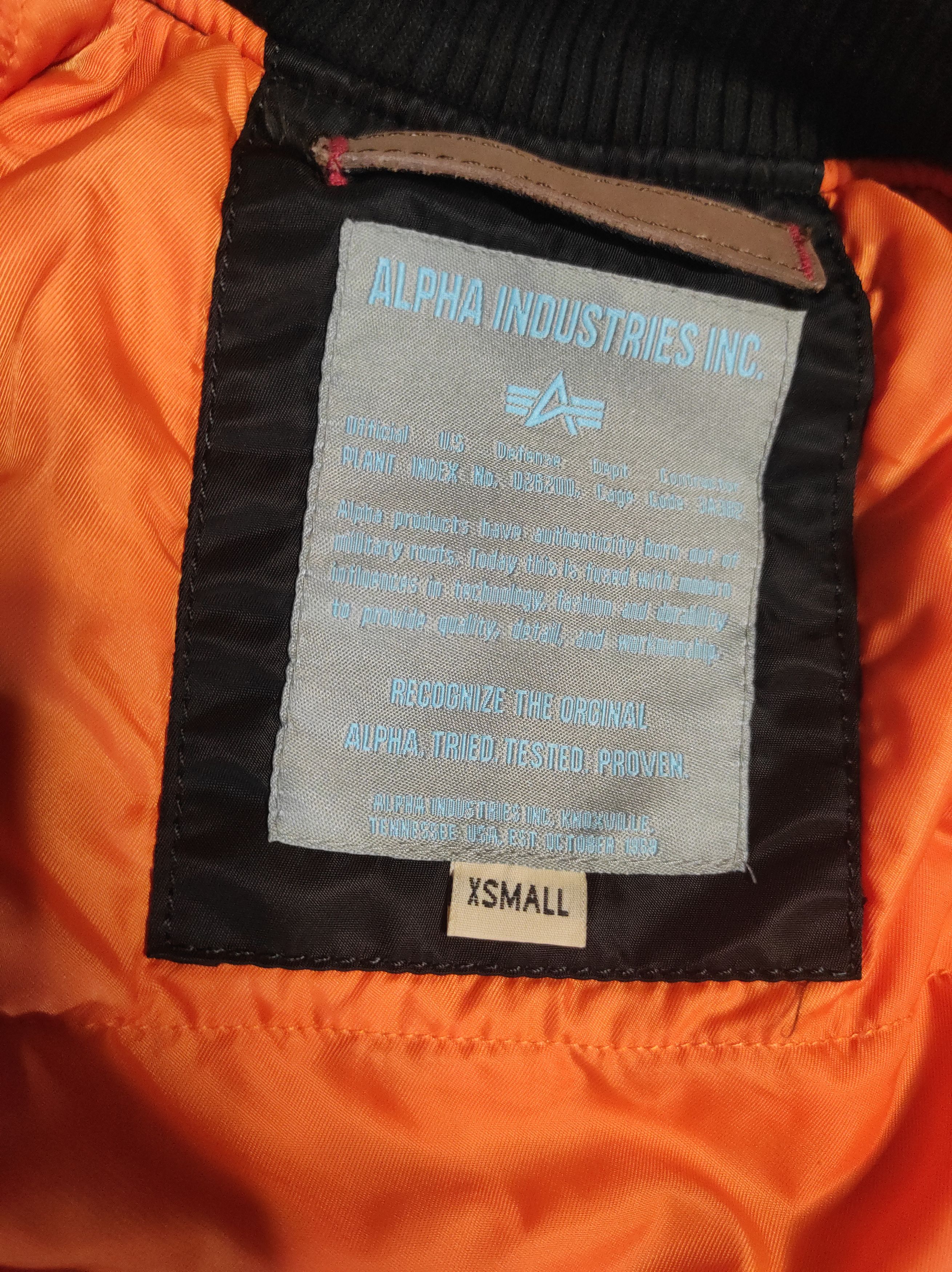 Alpha Industries **NEW! Alpha Industries Black Bomber Jacket** Size US XS / EU 42 / 0 - 6 Thumbnail