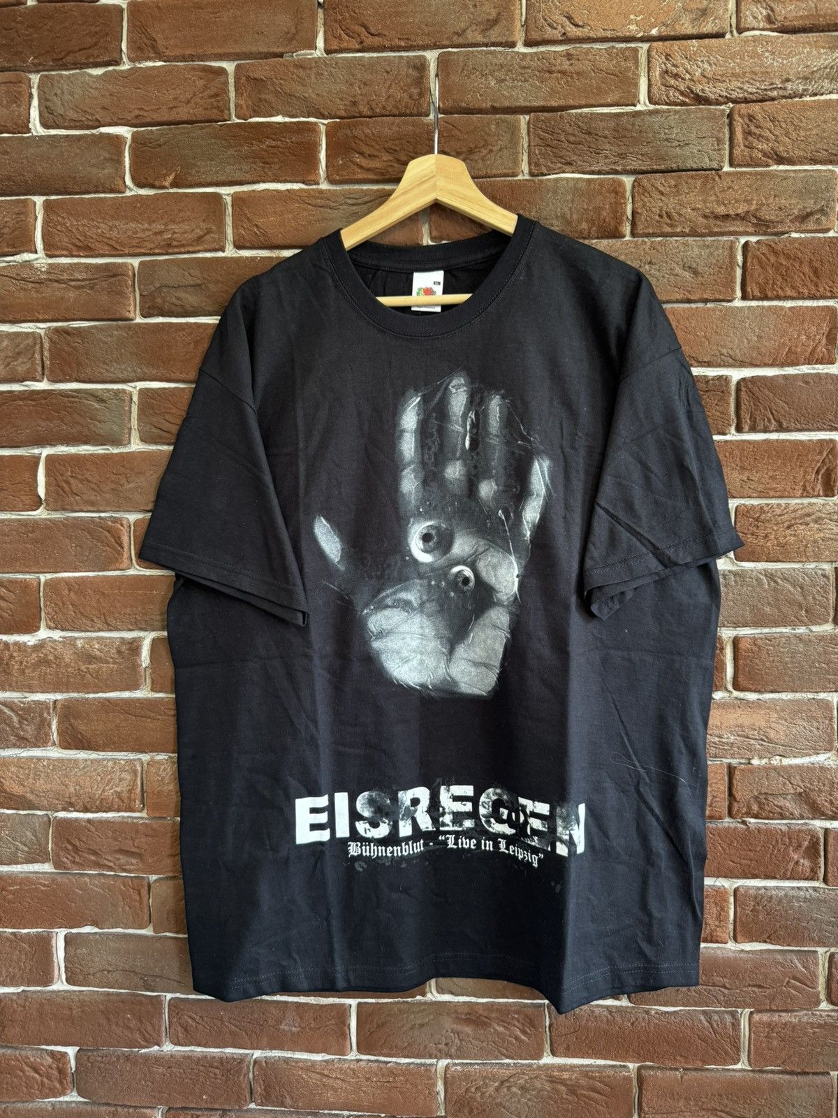 Band Tees Vintage 00s Eisregen Metal Band Tour Tee XL Black y2K Size US XL / EU 56 / 4 - 1 Thumbnail