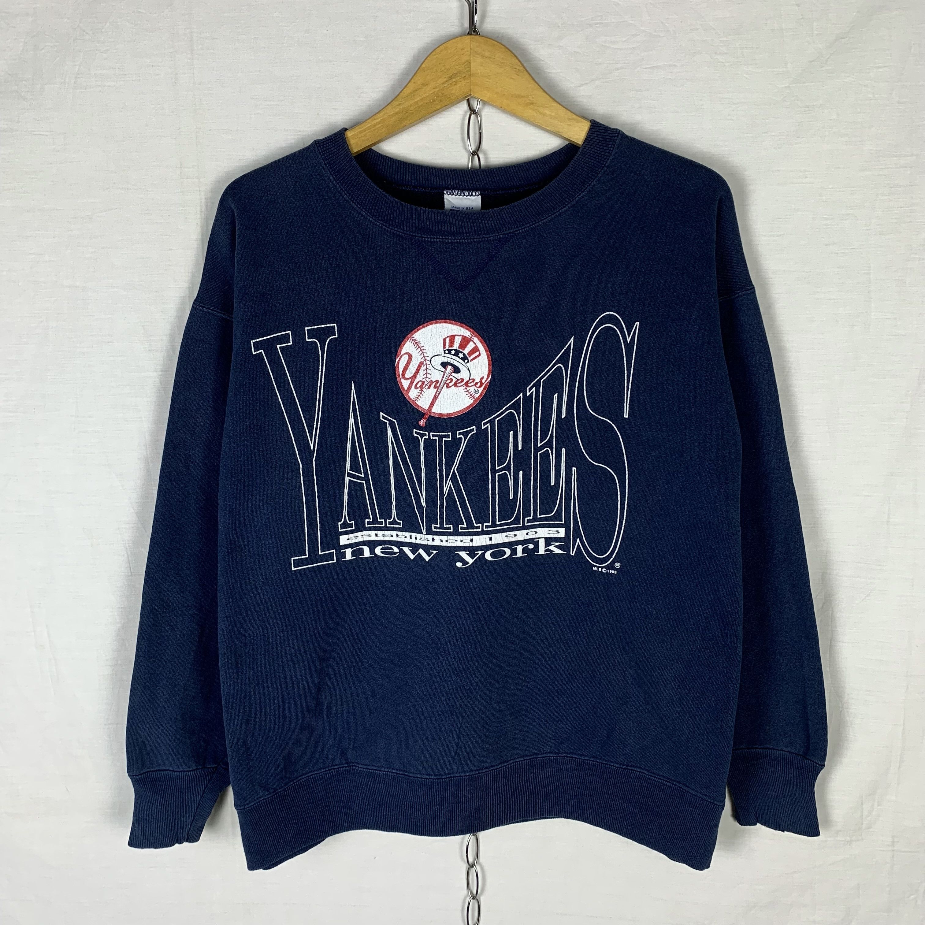 MLB Vintage MLB 1993 NY Yankees MLB Sweatshirt Crewneck Size US M / EU 48-50 / 2 - 1 Thumbnail