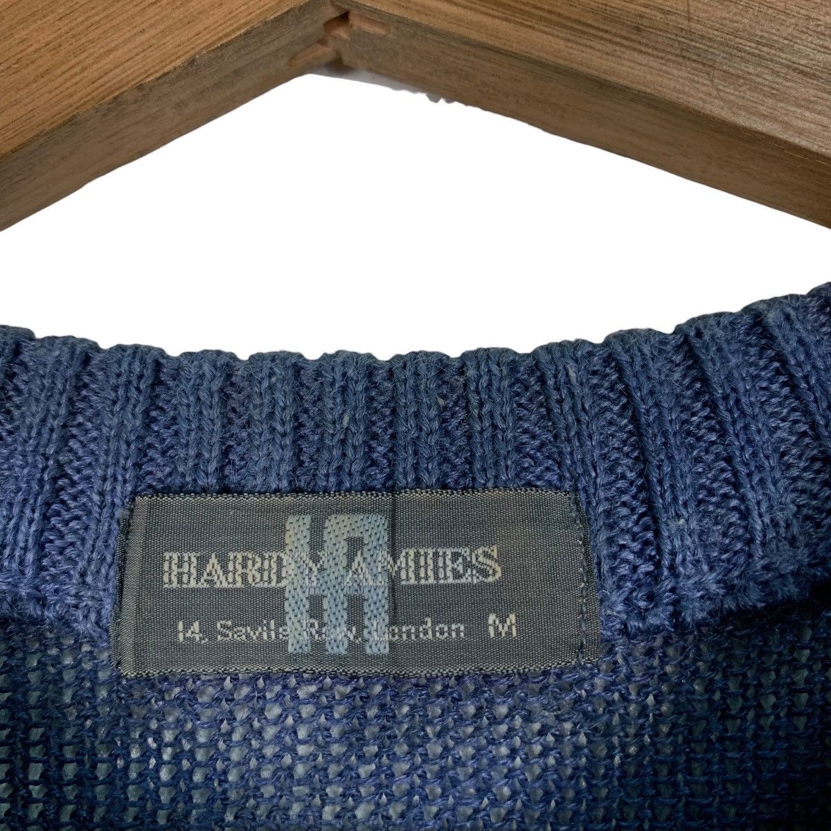 Hardy Amies HARDY AMIES London Big Check Knitted SS Sweater #1189-C54 Size US M / EU 48-50 / 2 - 9 Thumbnail