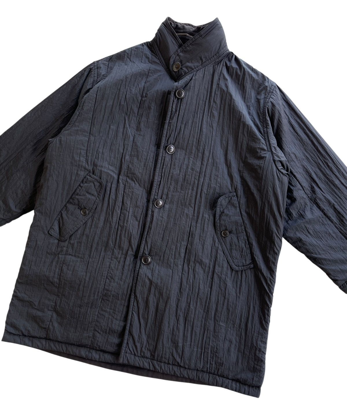 Issey Miyake 1980s Issey Miyake I.S Black Reversible Jacket Size US XL / EU 56 / 4 - 9 Thumbnail