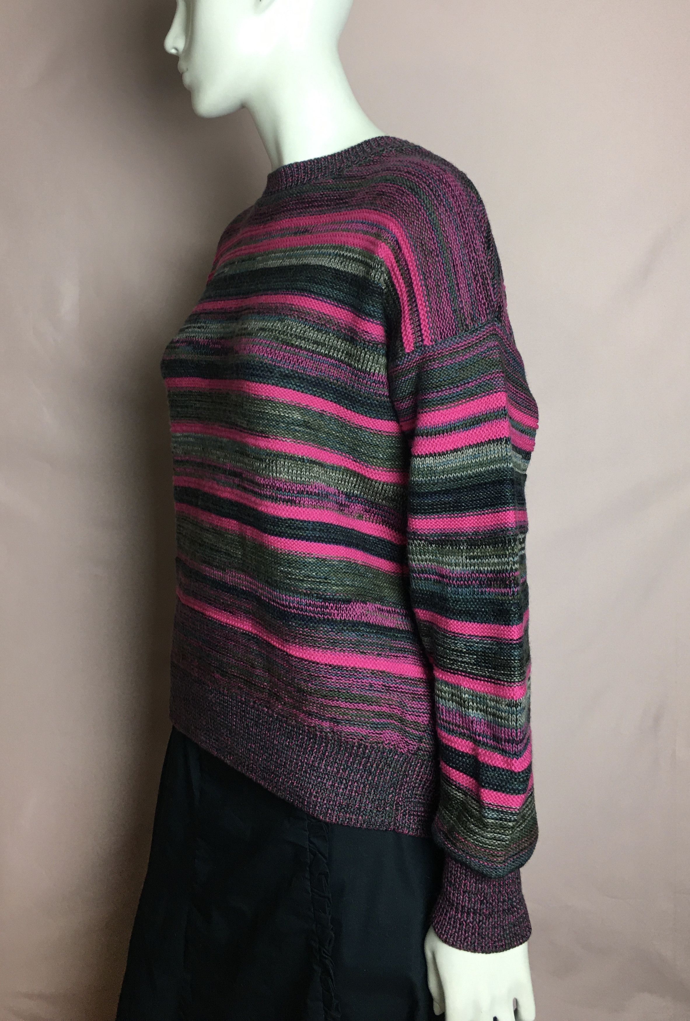 Other FALCONERI Italy Virgin Wool Striped Knit Sweater Size S Size S / US 4 / IT 40 - 5 Thumbnail