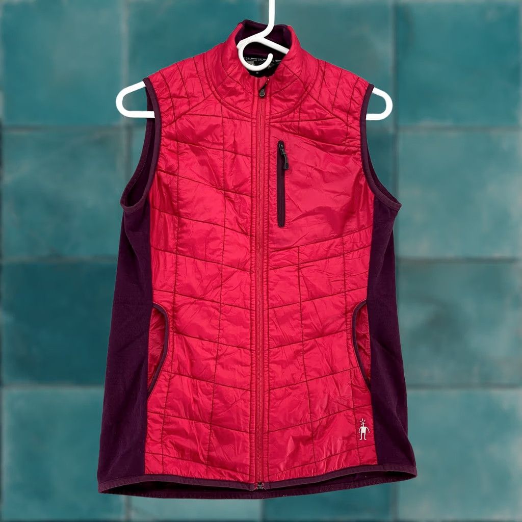Smartwool Smartwool Vest Womens Medium SmartLoft Divide Quilted Insulated Pink Purple Size M / US 6-8 / IT 42-44 - 1 Thumbnail