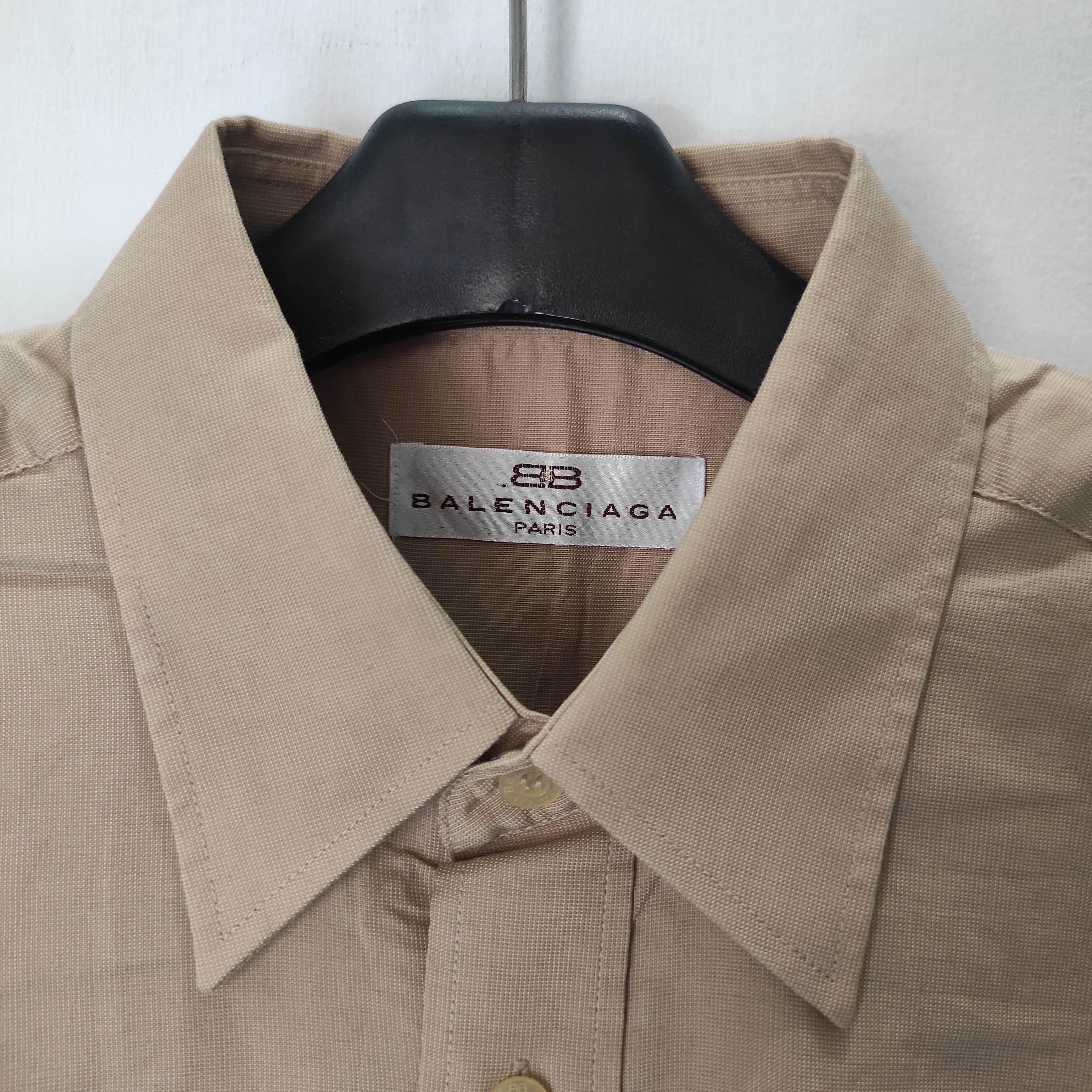 Balenciaga Vintage Balenciaga Paris Shirt Size US L / EU 52-54 / 3 - 6 Thumbnail
