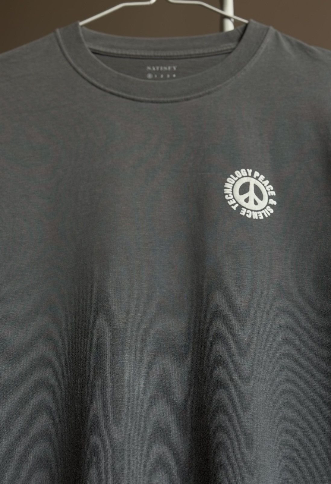 Satisfy Satisfy Running Gray Derma Peace Long Sleeve T-Shirt Size US XS / EU 42 / 0 - 5 Thumbnail