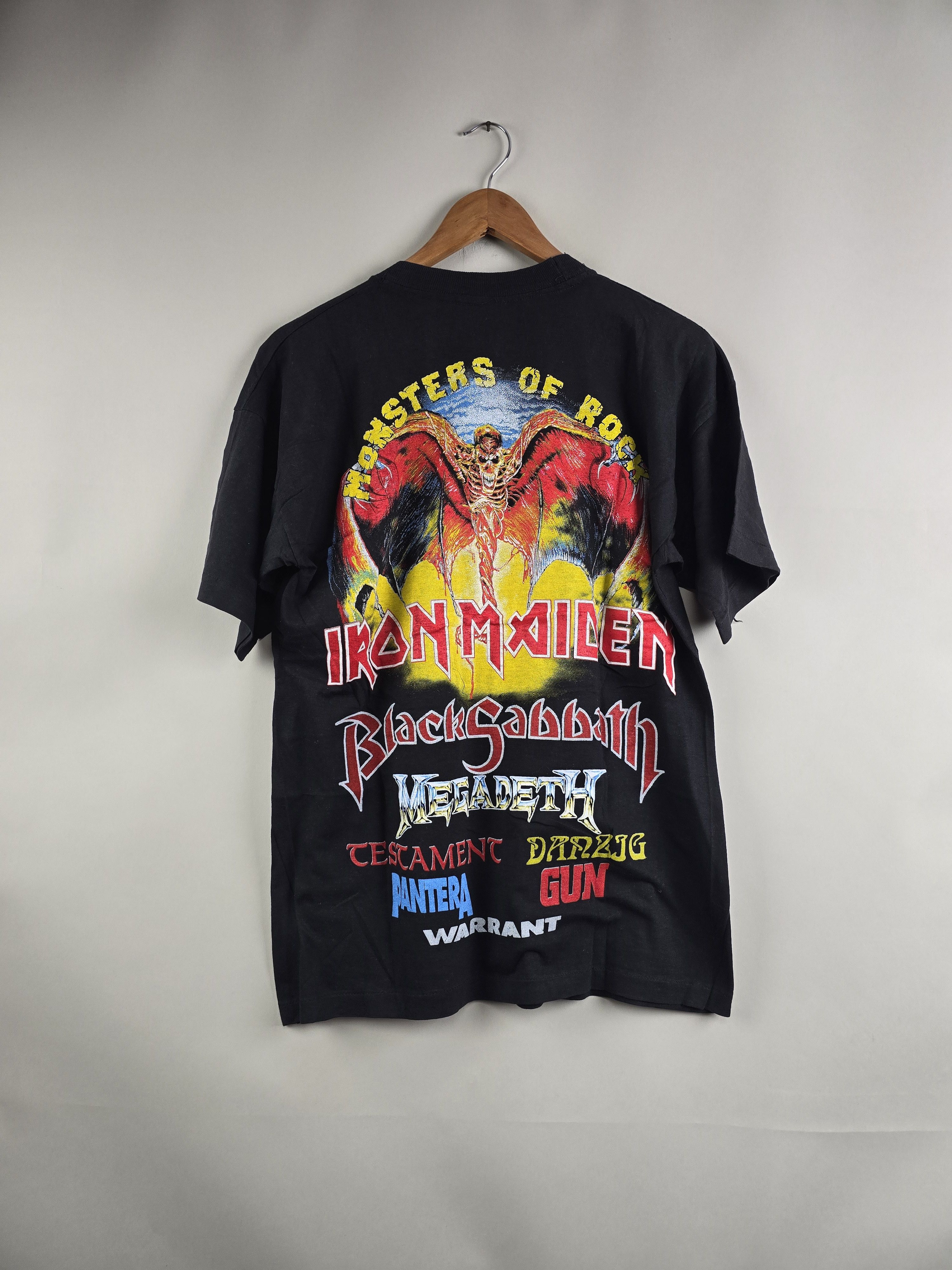 Band Tees × Megadeth × Vintage 90s Megadeth Monsters Of Rock L 21.5" 27.5" Size US L / EU 52-54 / 3 - 5 Thumbnail