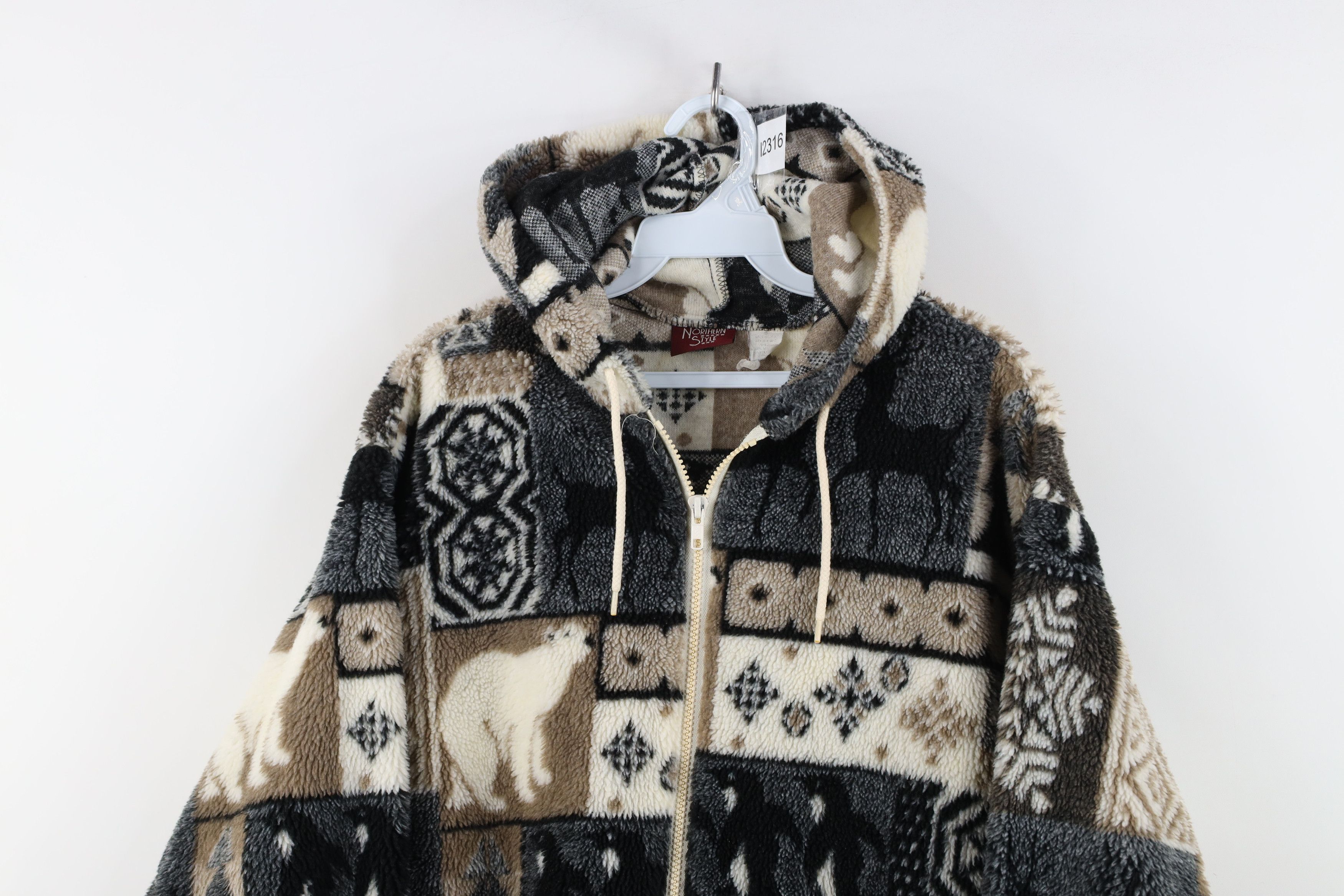 Vintage Vintage 90s Streetwear Christmas Penguin Polar Bear Jacket Size S / US 4 / IT 40 - 2 Thumbnail