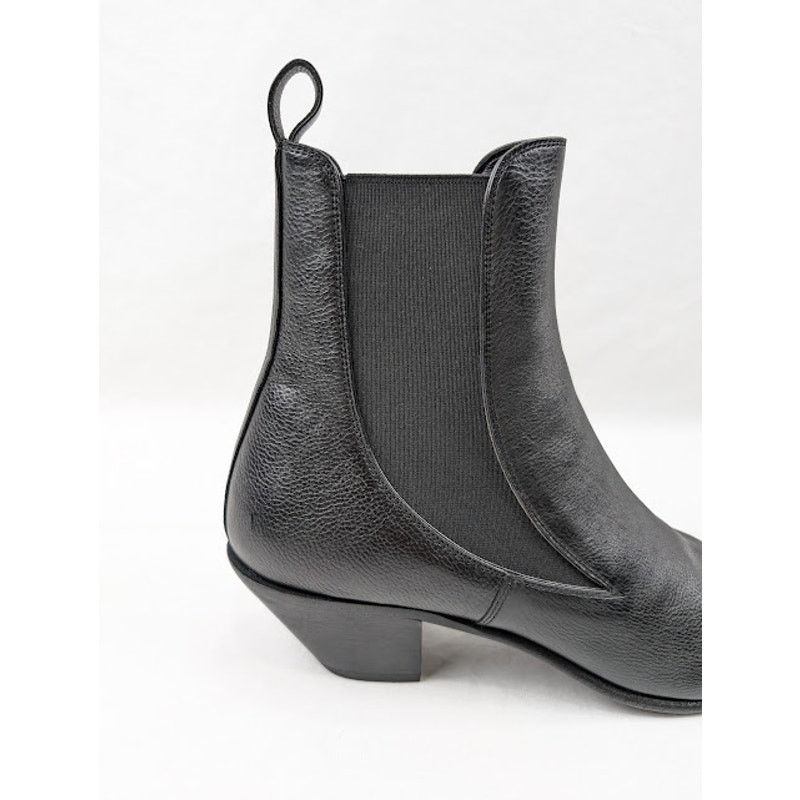 Saint Laurent Paris o1rshd1 Banana 50 EL Bo Riverside Boots in Nero Size US 8 / EU 41 - 4 Thumbnail
