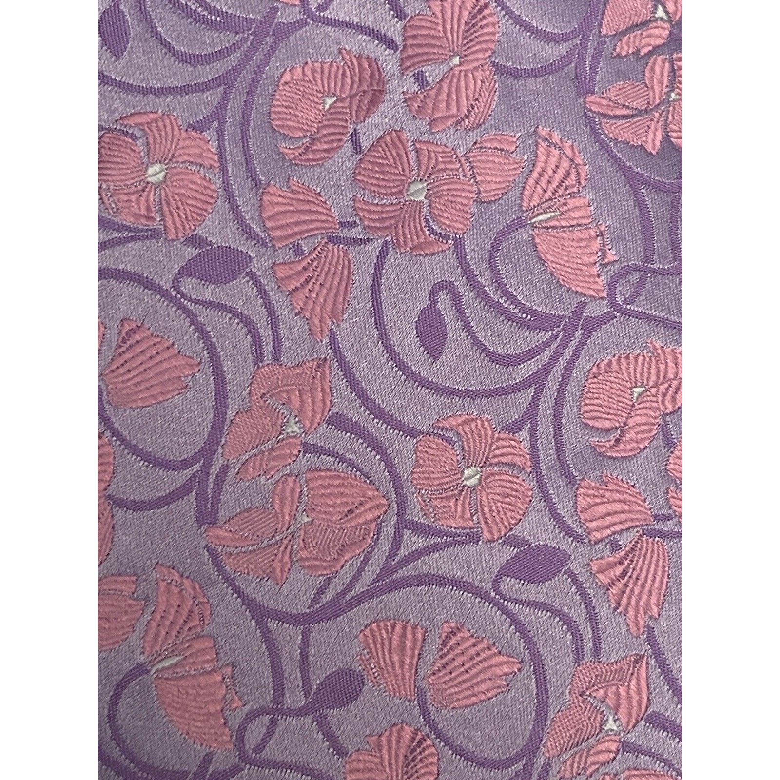 Jones New York Jones New York Pink Purple Gray 100% Silk Made In China Size ONE SIZE - 9 Thumbnail