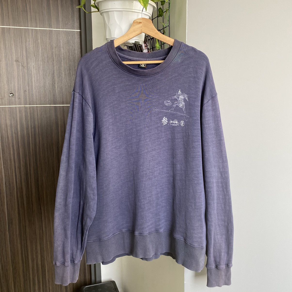 Japanese Brand Thrashed Faded Vintage Y2K Japanese Surfboard ERD GRUNGE Size US L / EU 52-54 / 3 - 5 Thumbnail