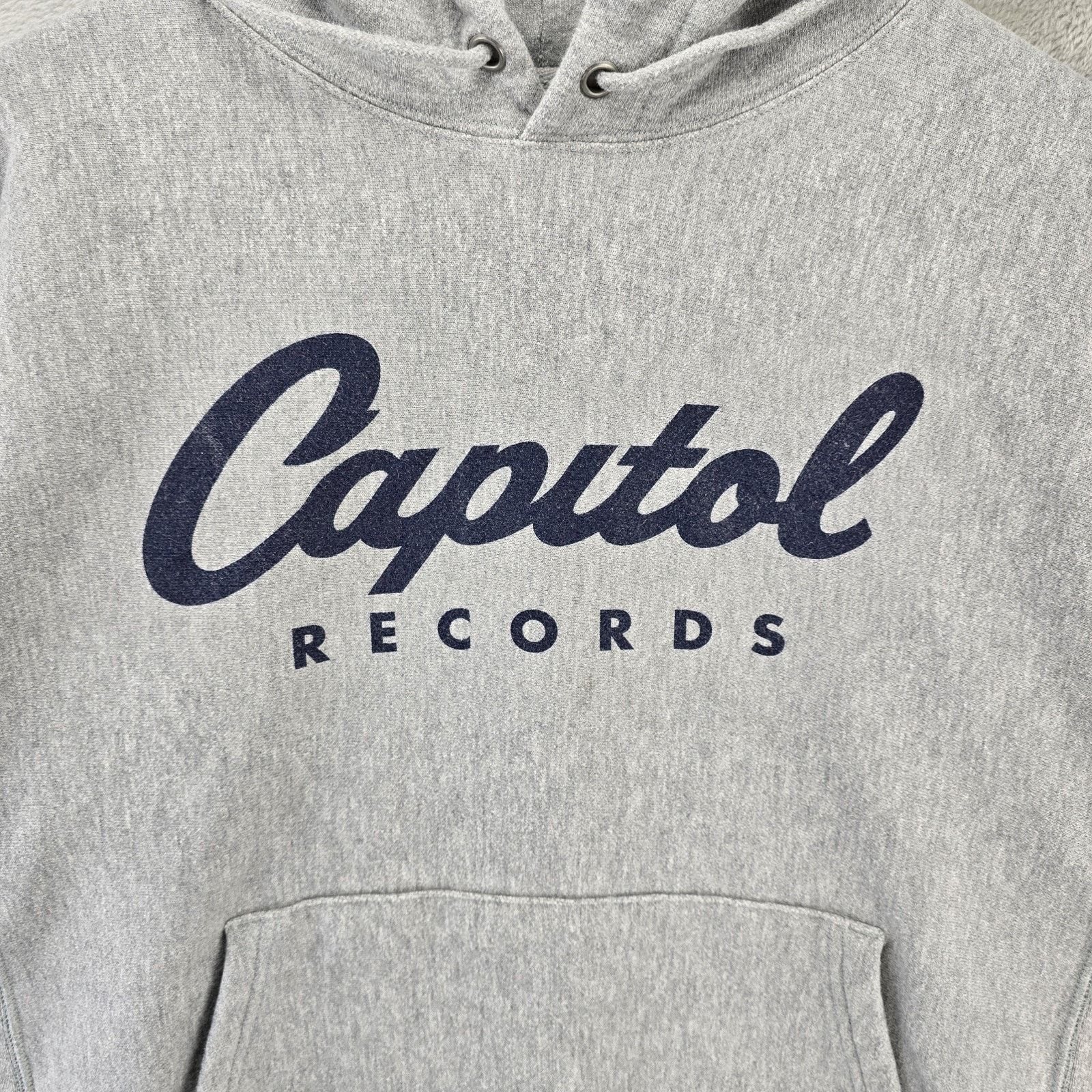 Champion Vintage Champion Reverse Weave Capitol Records Hoodie Medium Size US M / EU 48-50 / 2 - 3 Thumbnail
