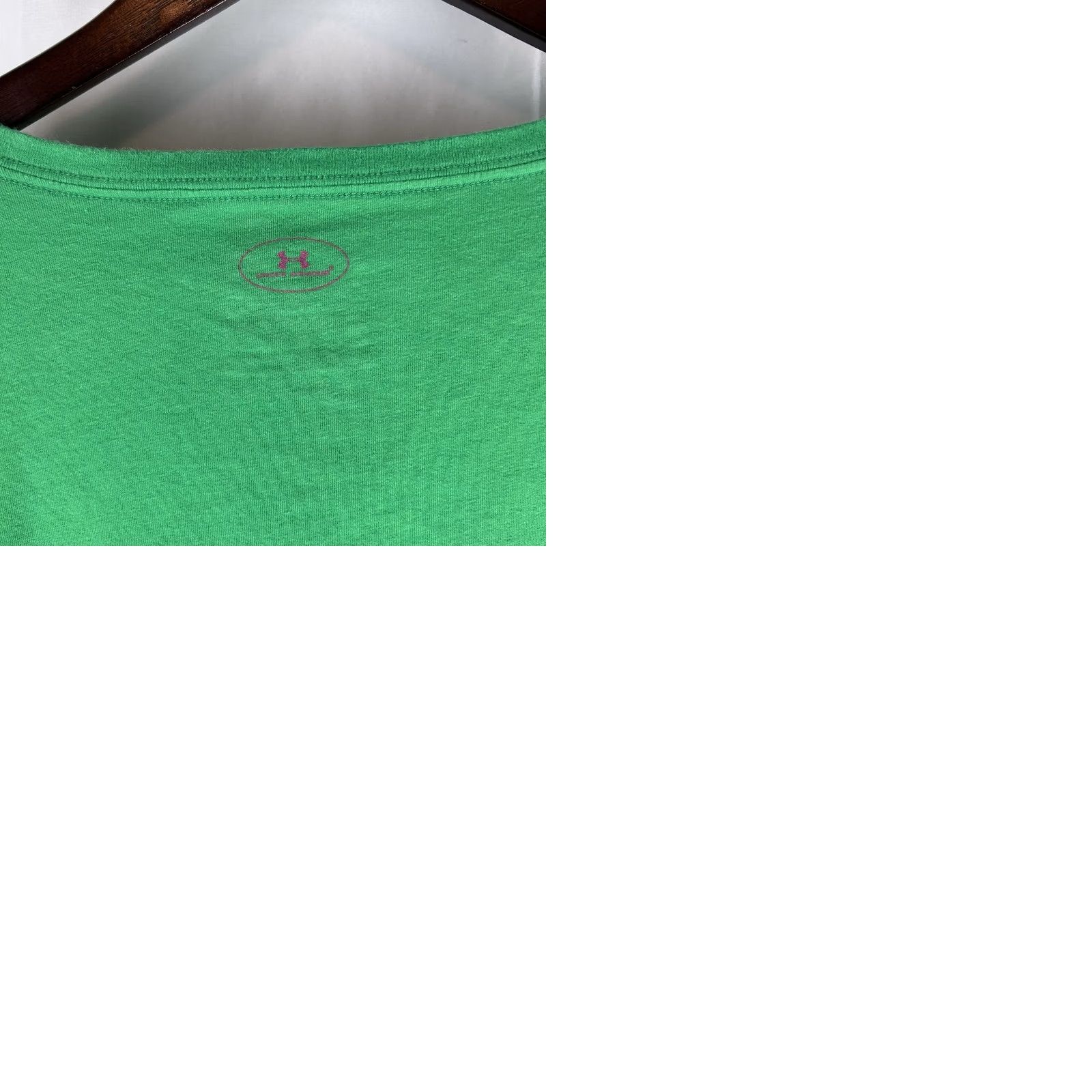 Under Armour Under Armour Shirt Womens Top Large Green Semi Fitted Heat Gear Charged Cotton Shirt Size L / US 10 / IT 46 - 9 Thumbnail