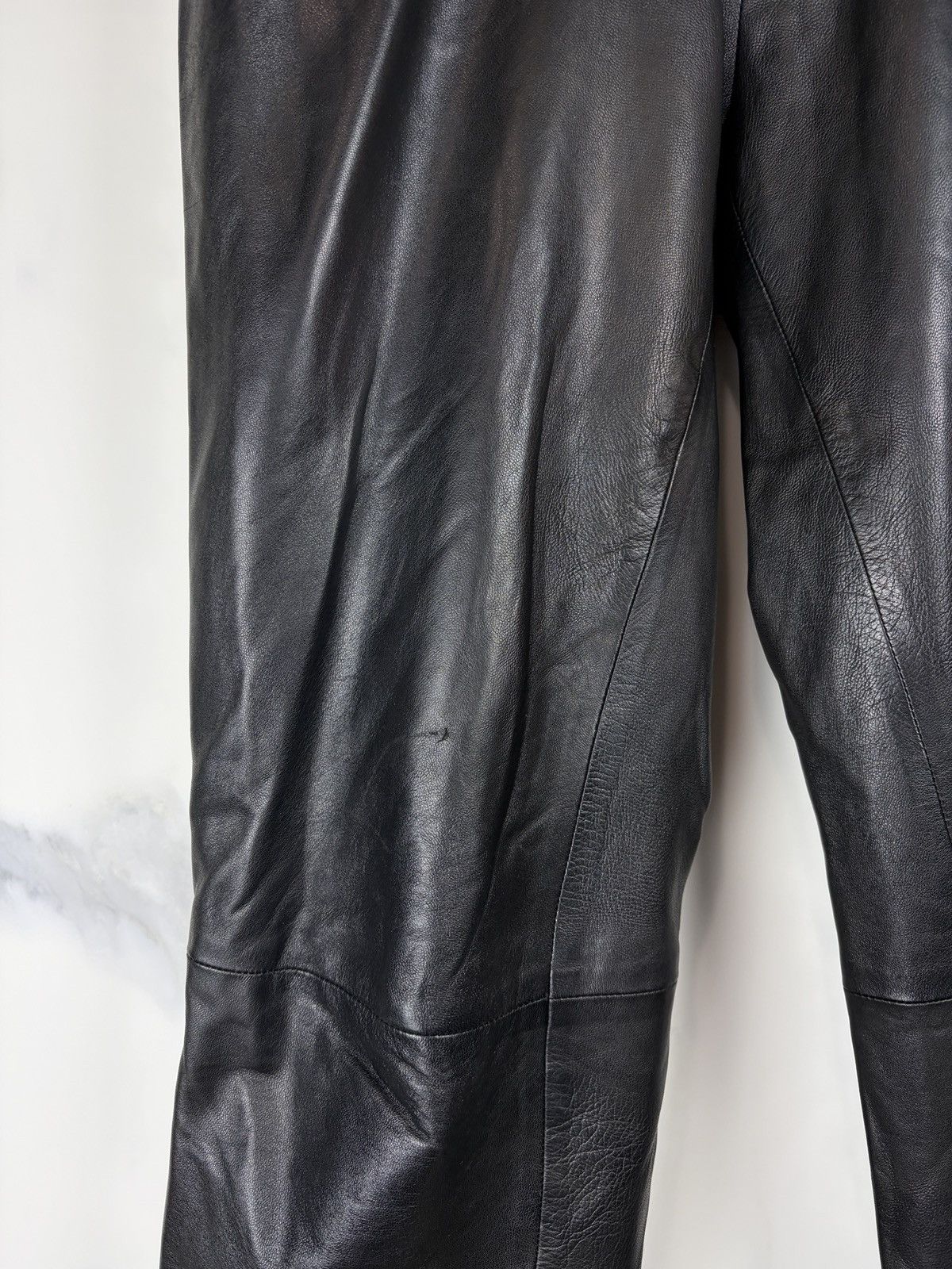 Gucci Gucci Tom Ford Vintage Black Leather Pants Trousers Size US 28 / EU 44 - 11 Thumbnail