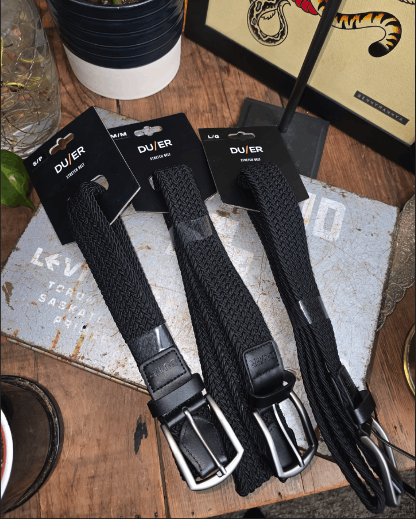 DUER Stretch Belt Size 36 - 1 Thumbnail
